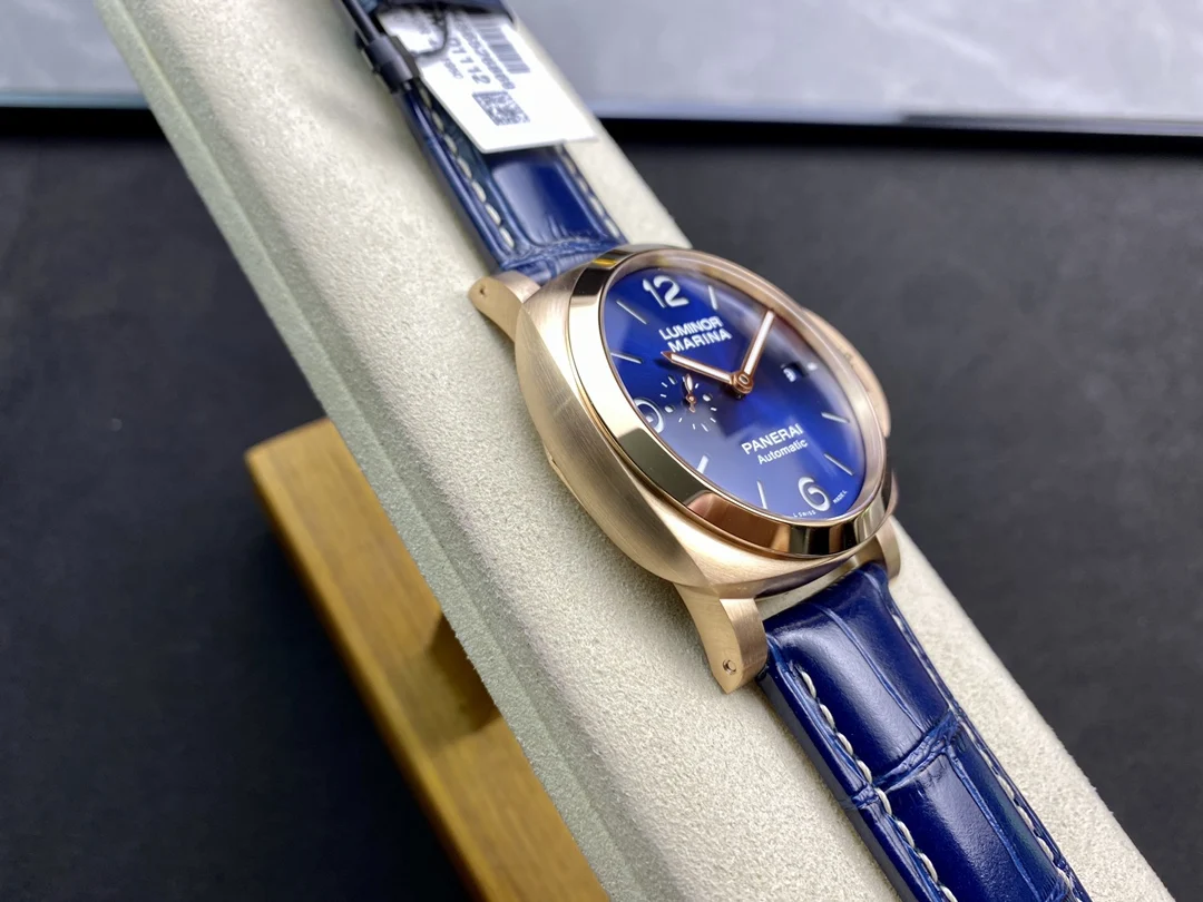 Panerai Blue Dial PAM01112 44mm — photographed off the sweep