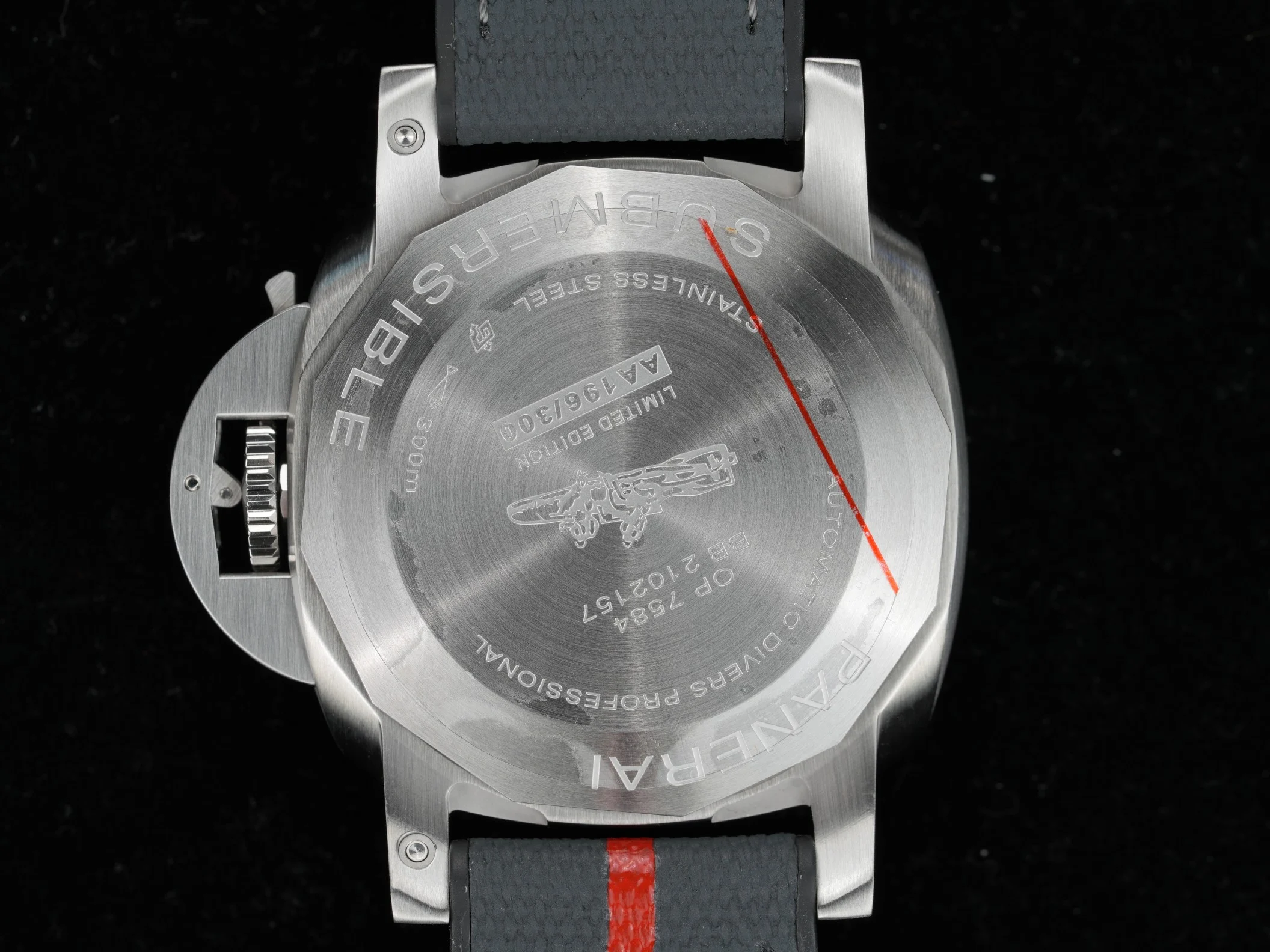 Panerai Blue Dial — photographed off the sweep