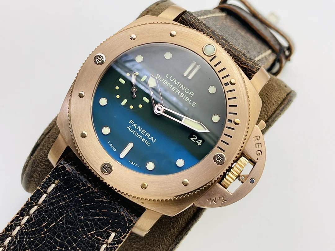 Panerai Bronze PAM00382 47mm — photographed off the sweep