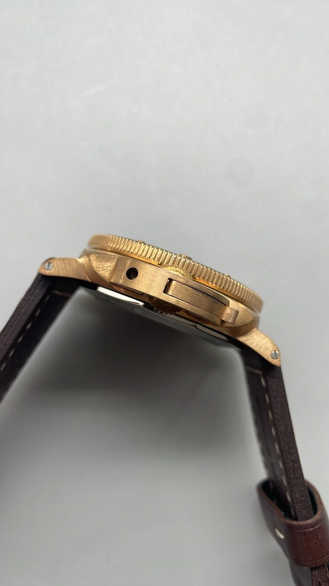 Panerai Bronze PAM00968 — photographed off the sweep