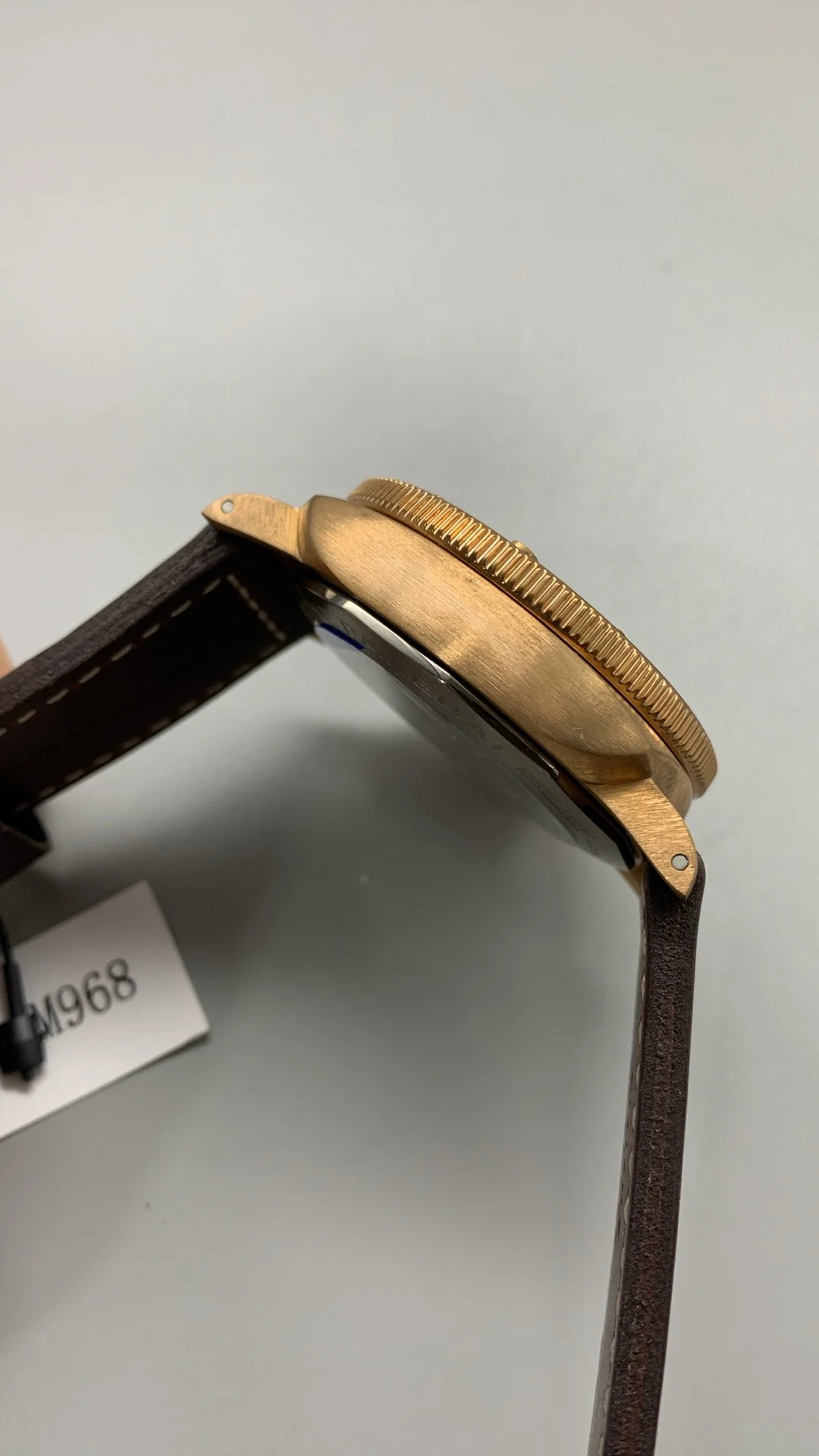 Panerai Bronze PAM00968 — photographed off the sweep