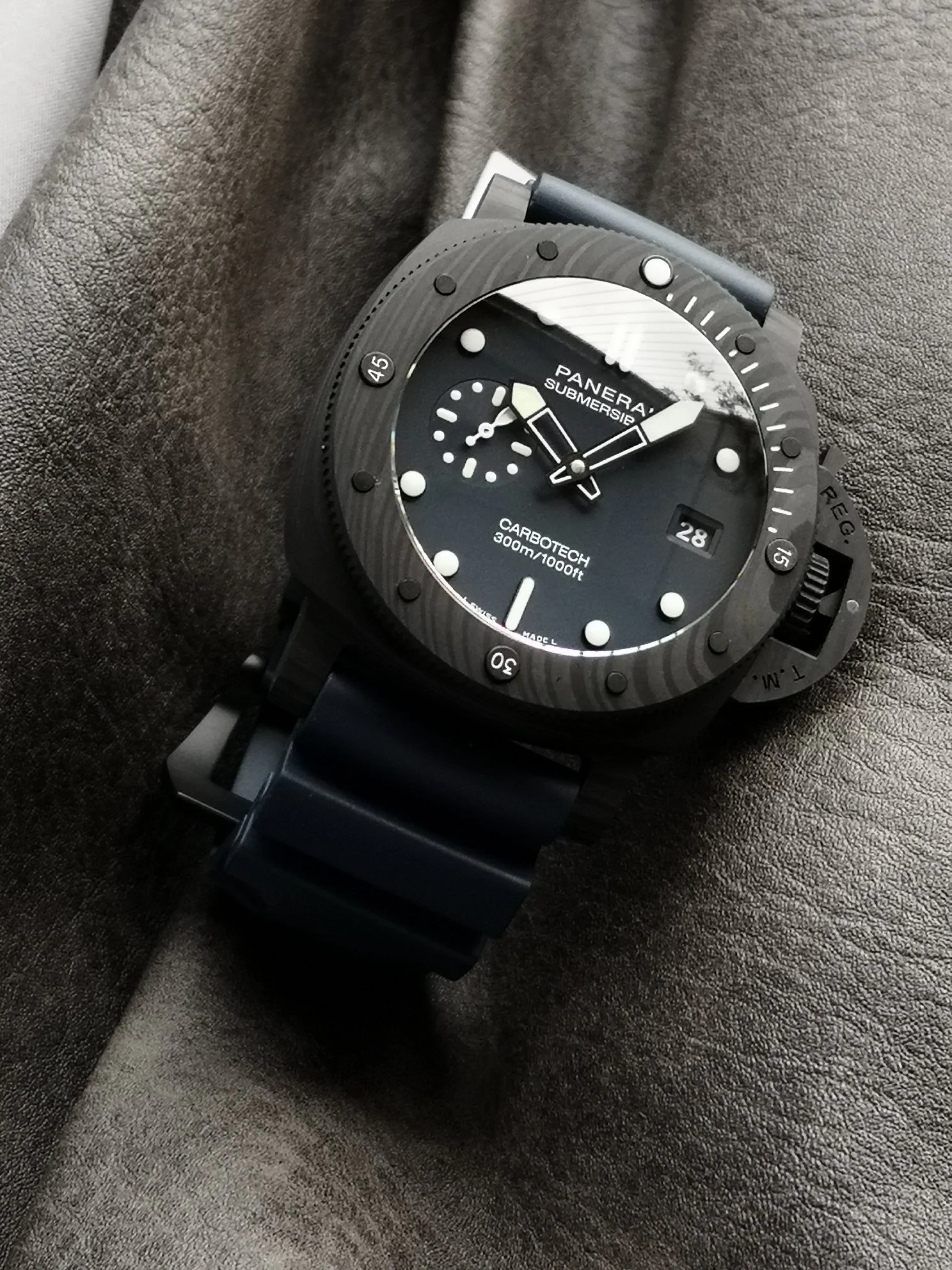 Panerai Carbon Blue Dial PAM01232