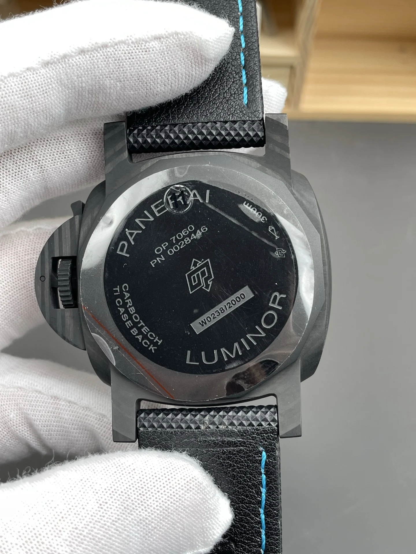 Panerai Carbon PAM01661 — photographed off the sweep