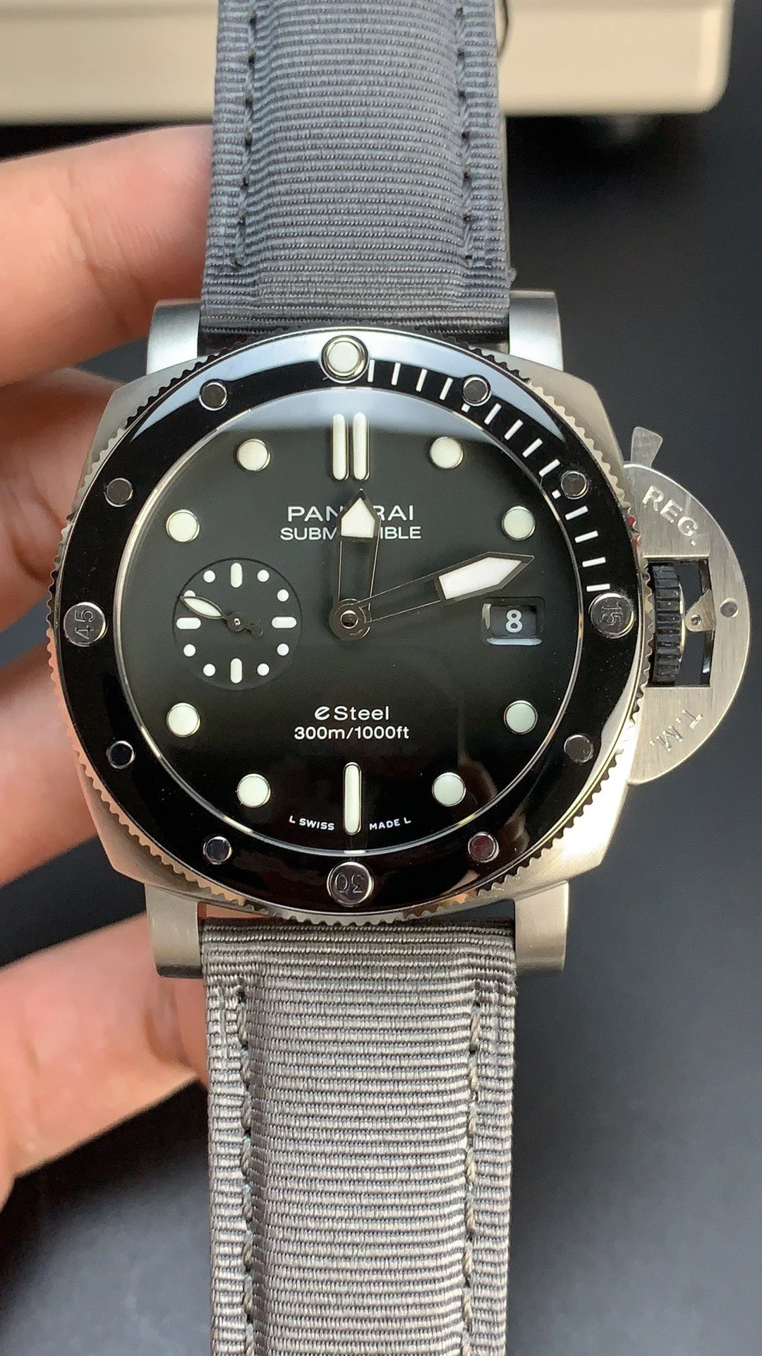 Panerai Ceramic — photographed off the sweep