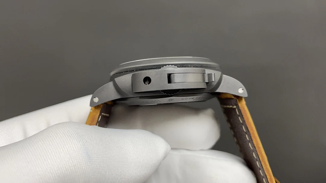Panerai Ceramic Black Dial PAM00441 44mm — photographed off the sweep