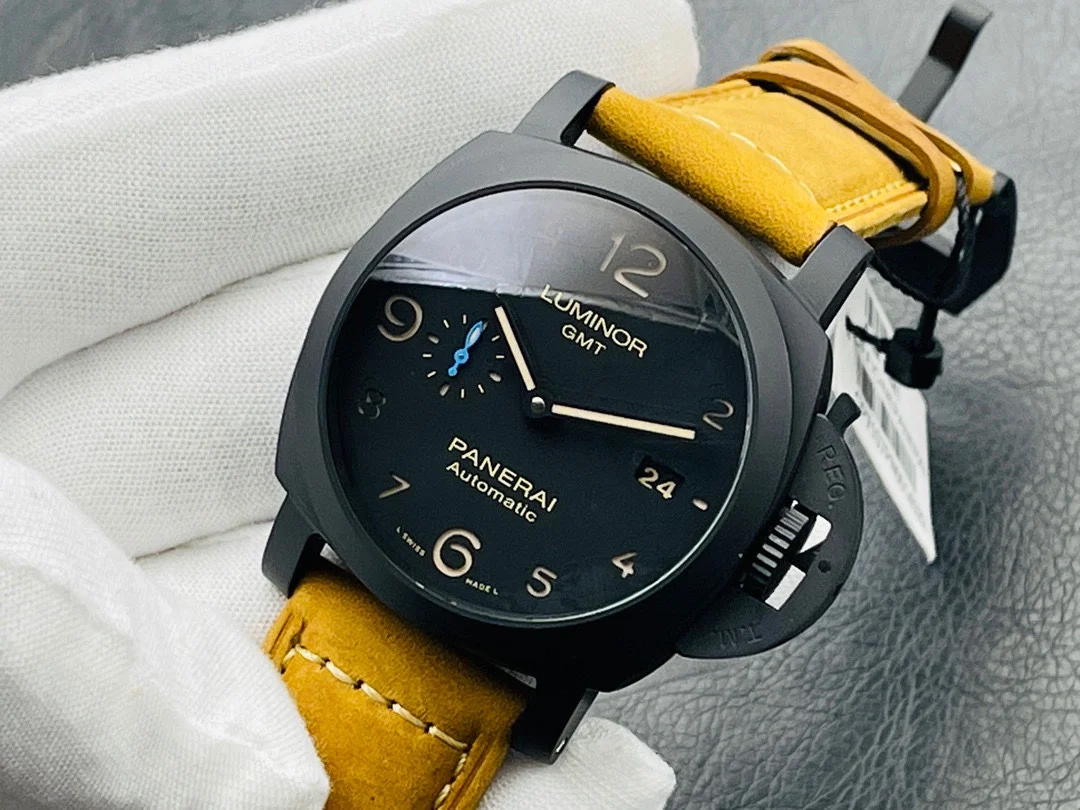 Panerai Ceramic Blue Dial PAM01441 44mm — photographed off the sweep