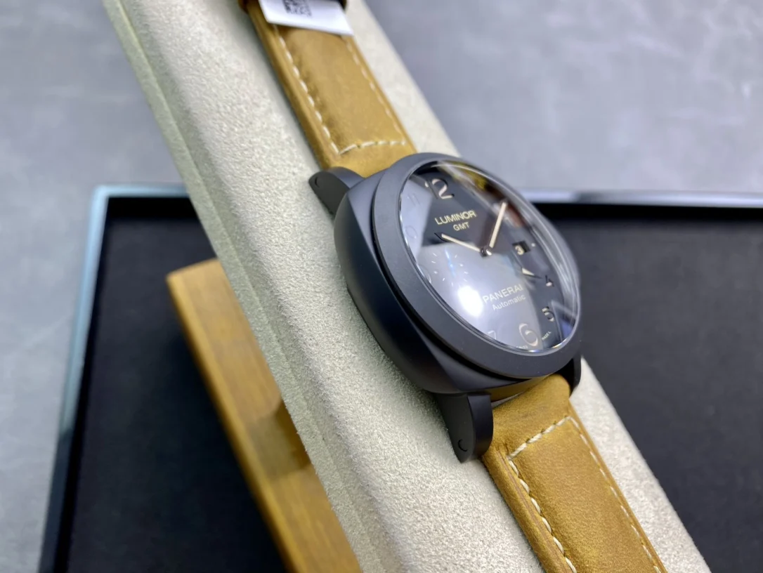 Panerai Ceramic Blue Dial PAM01441 44mm — photographed off the sweep