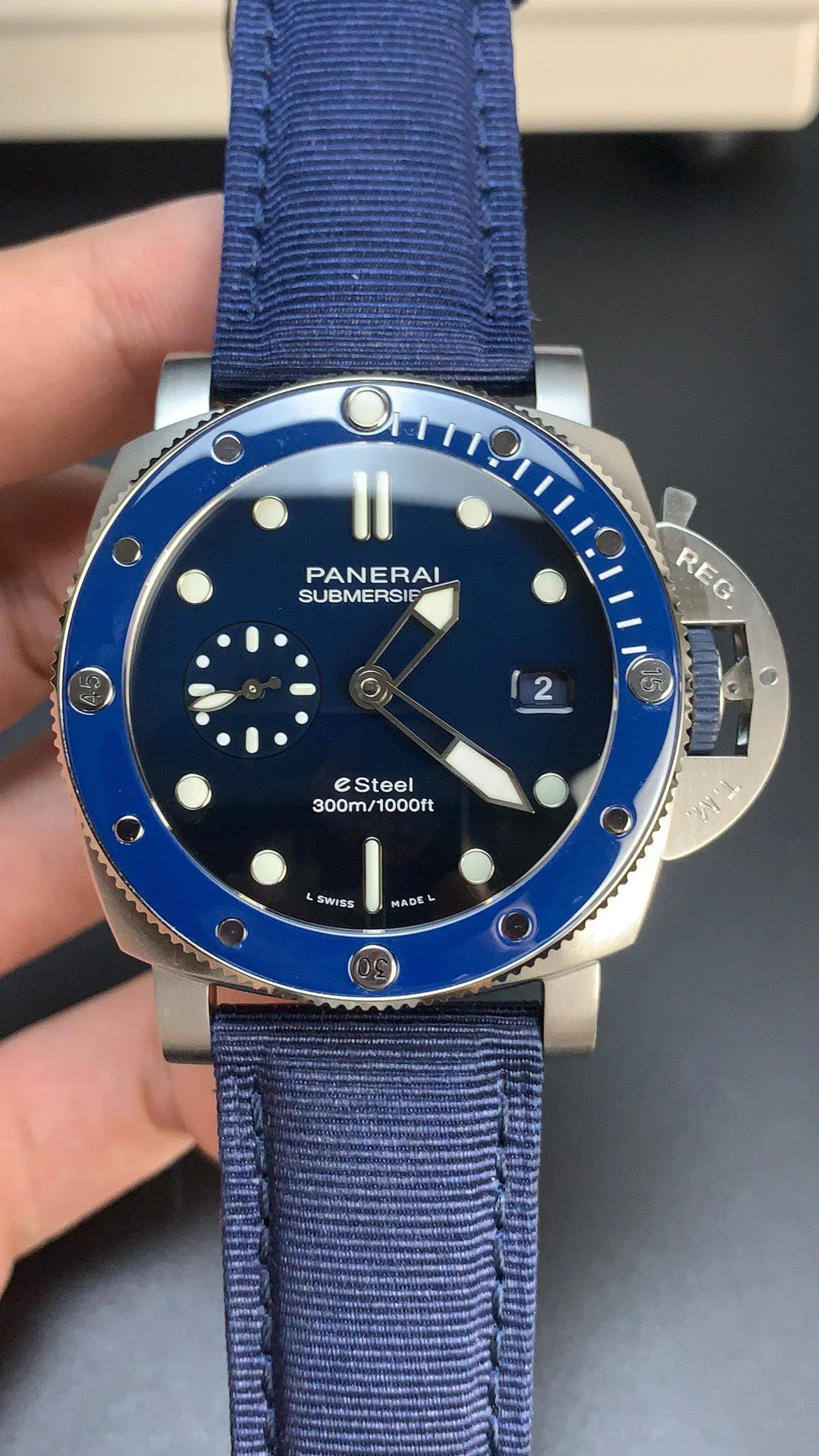 Panerai Ceramic — photographed off the sweep