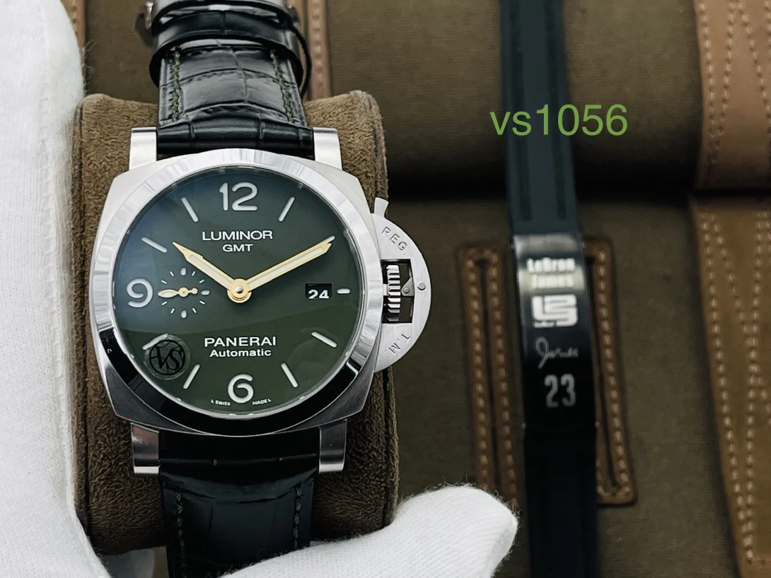 Panerai Green Dial PAM01056 44mm — photographed off the sweep