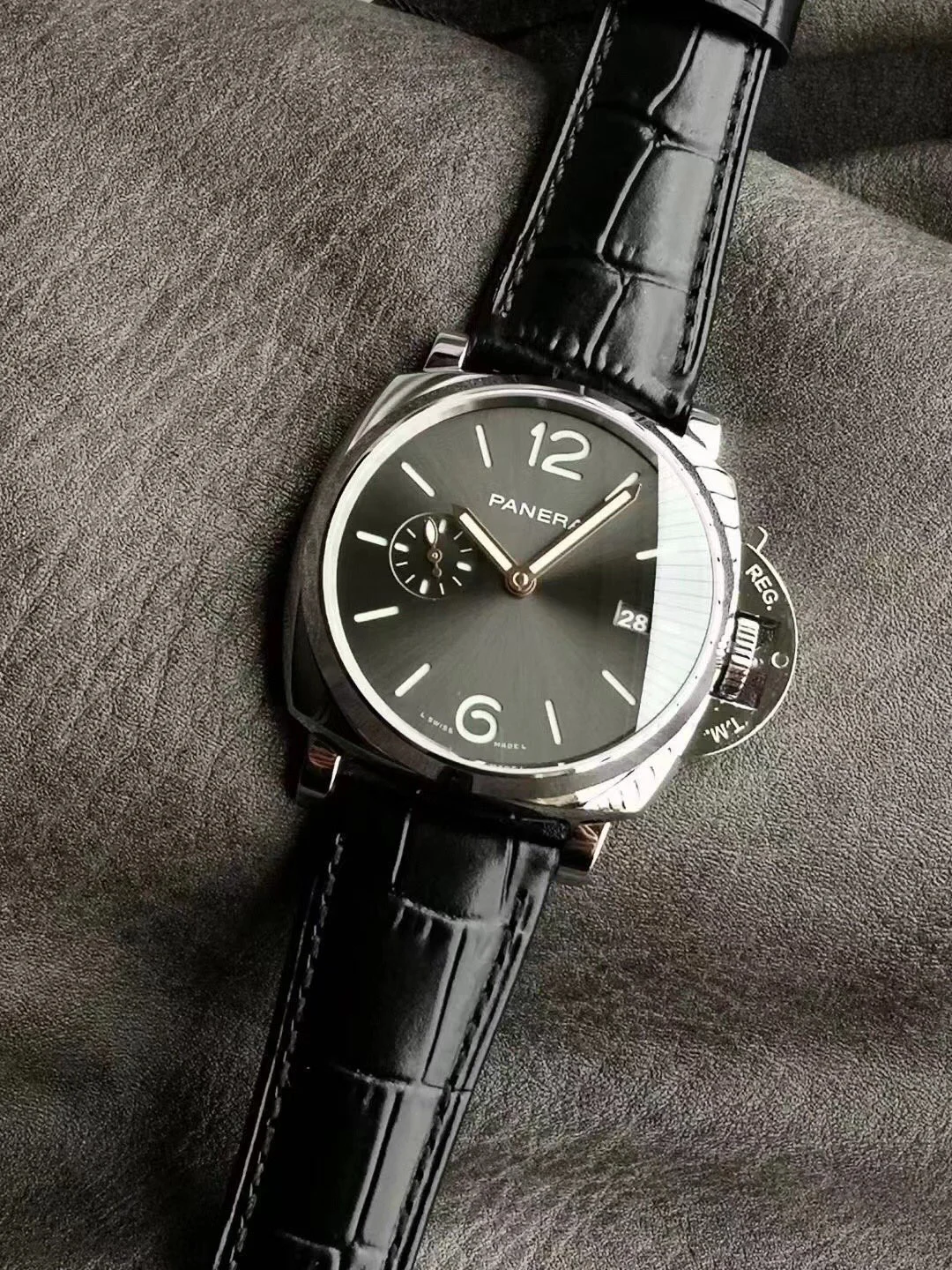 Panerai Luminor PAM01250 — photographed off the sweep