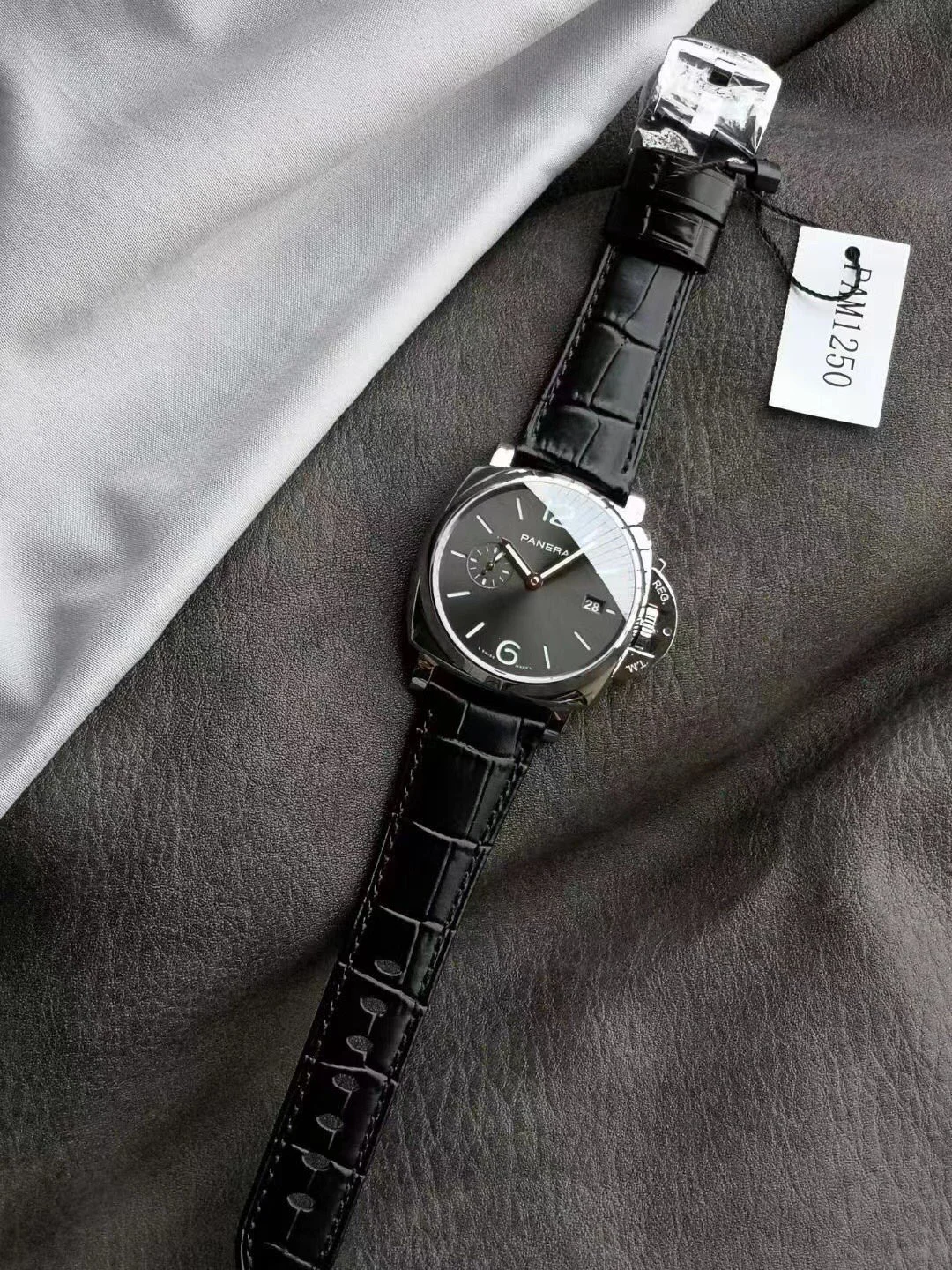 Panerai Luminor PAM01250 — photographed off the sweep