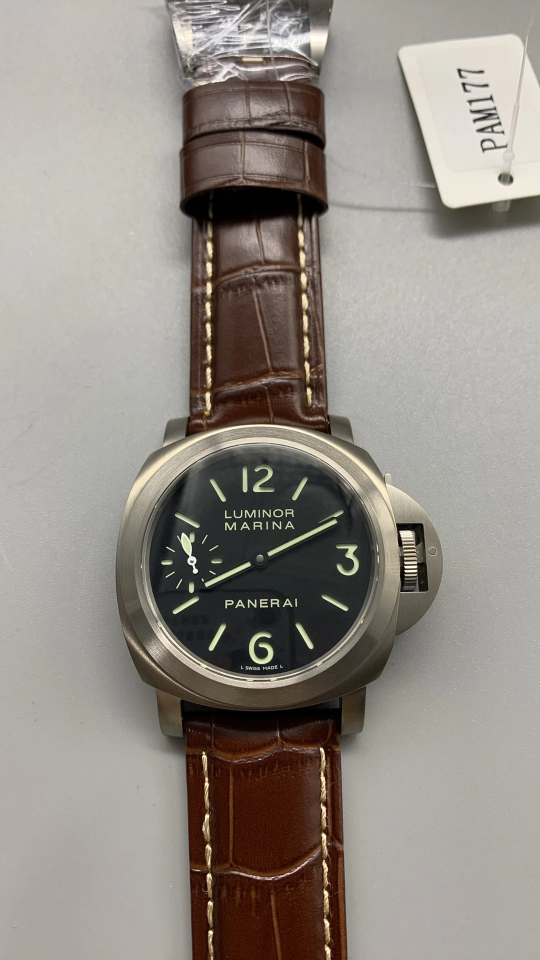Panerai PAM00177 — photographed off the sweep