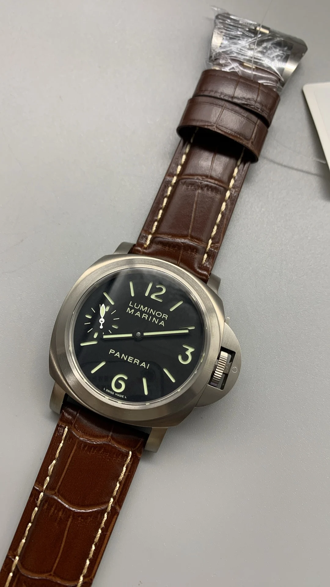 Panerai PAM00177 — photographed off the sweep