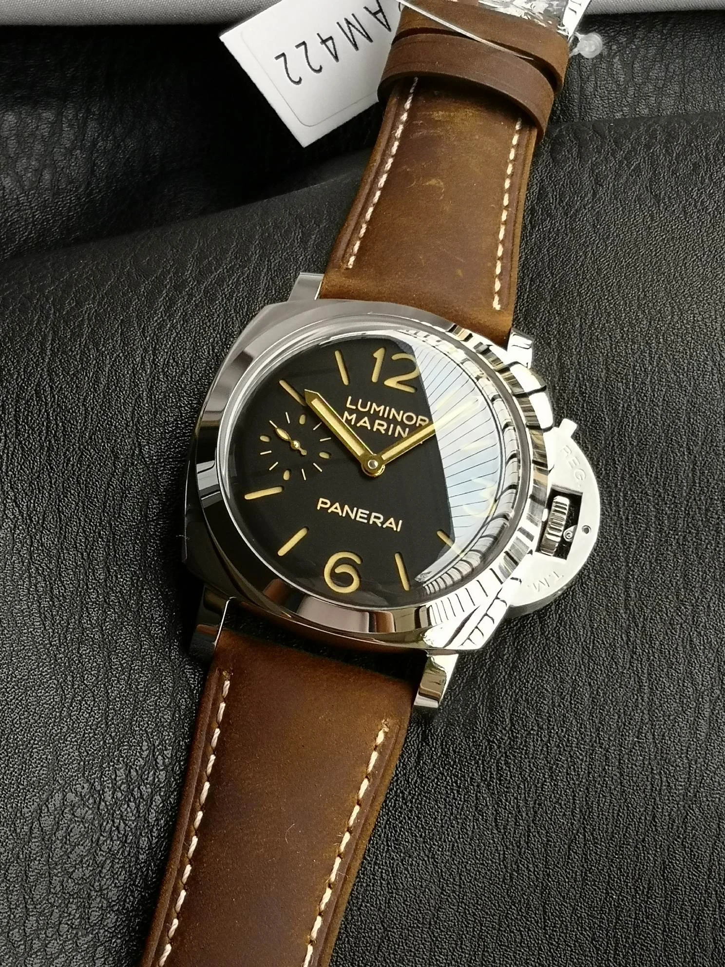 Panerai PAM00422 — photographed off the sweep