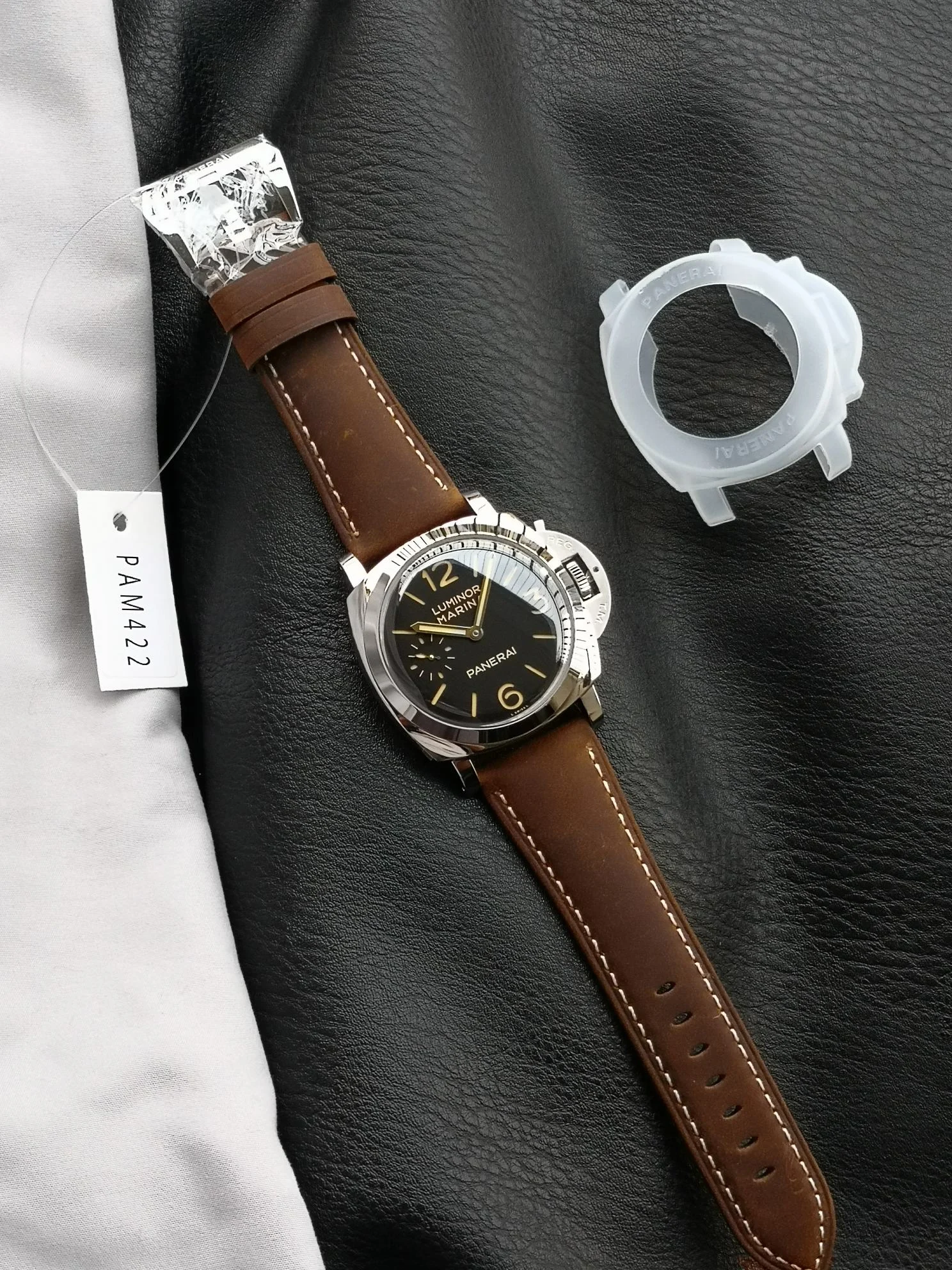 Panerai PAM00422 — photographed off the sweep