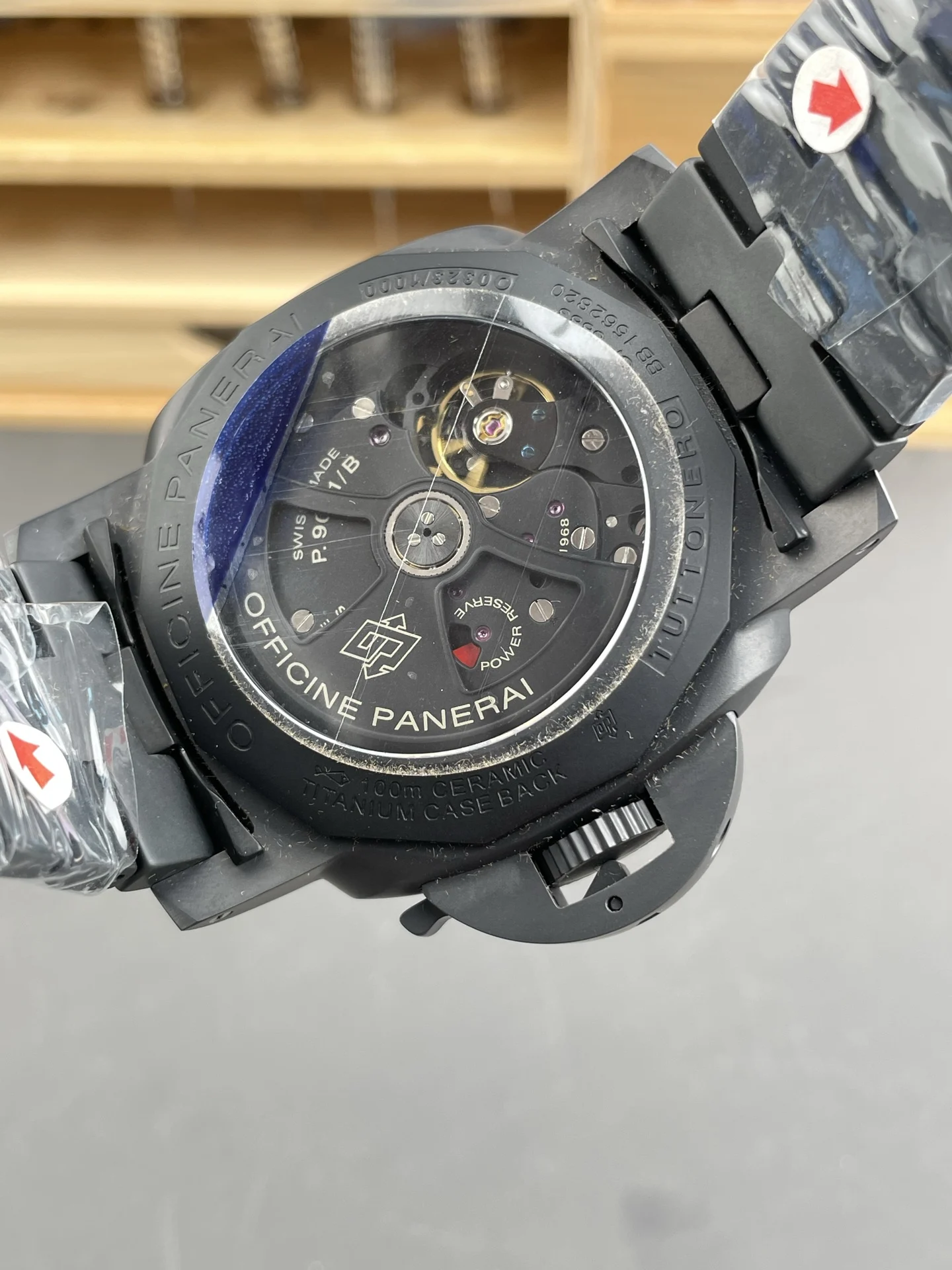 Panerai PAM00438 — photographed off the sweep