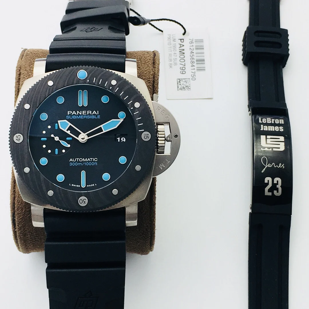 Panerai PAM00799 — photographed off the sweep