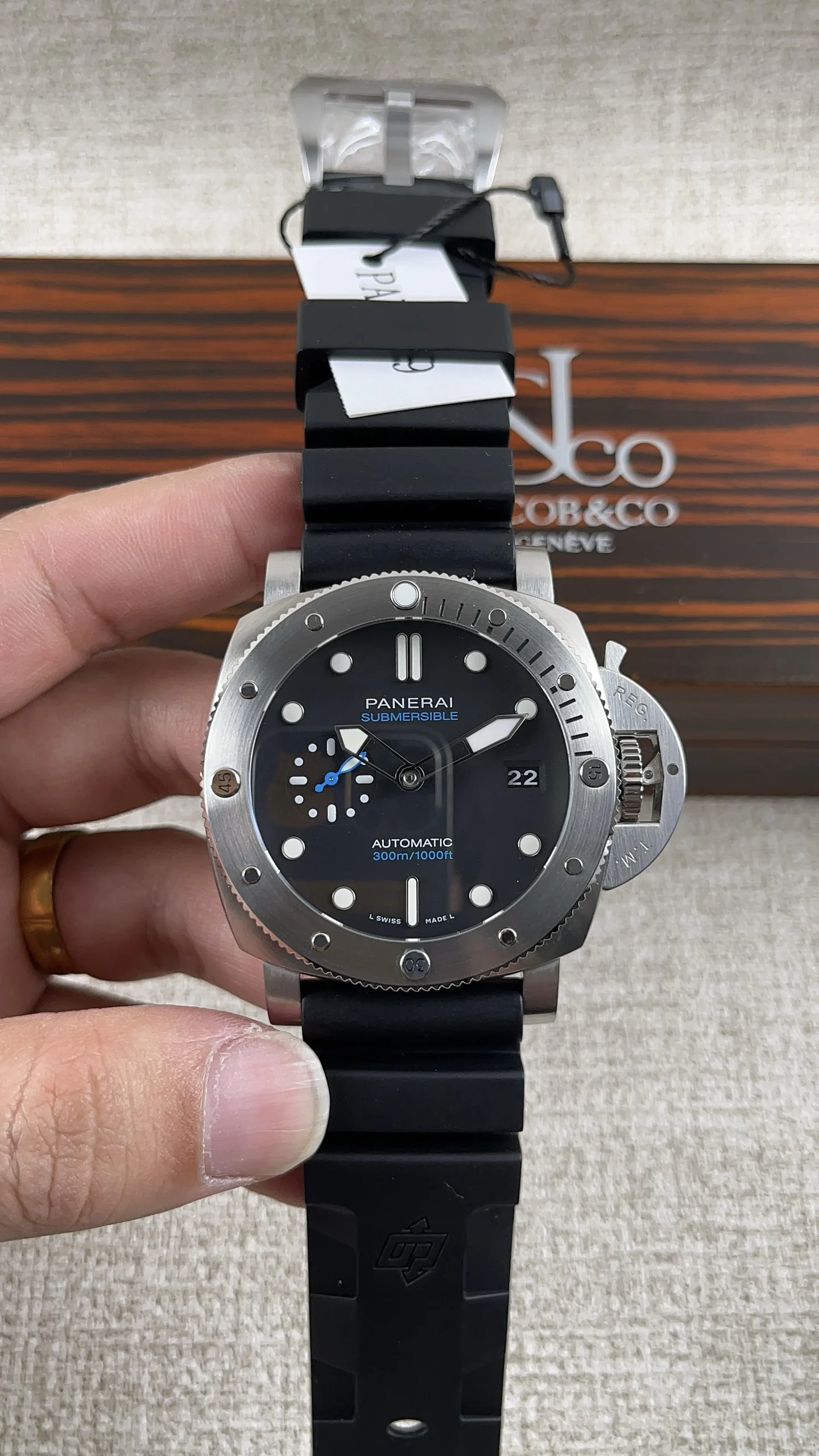 Panerai PAM00900 — photographed off the sweep