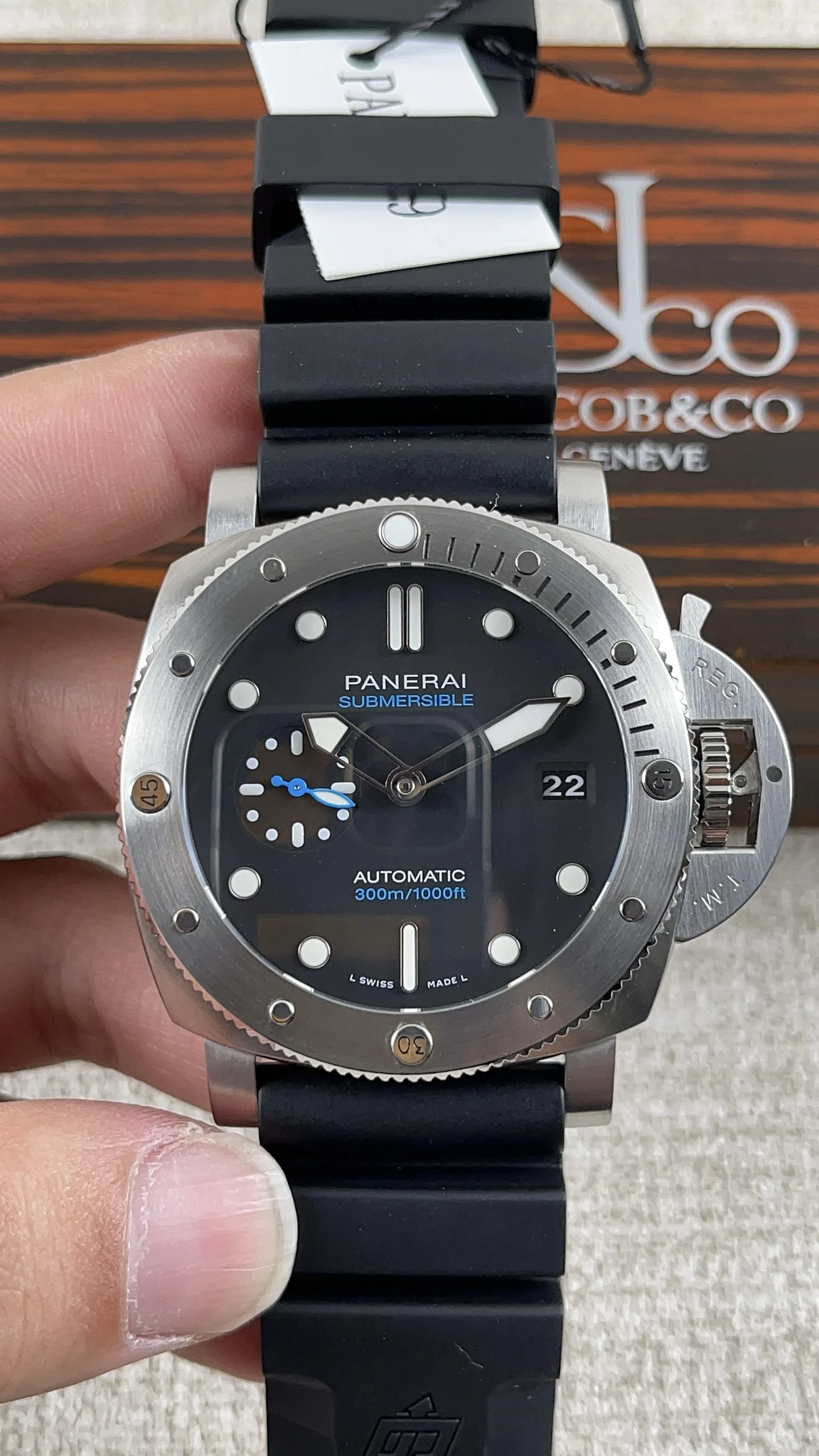 Panerai PAM00900 — photographed off the sweep