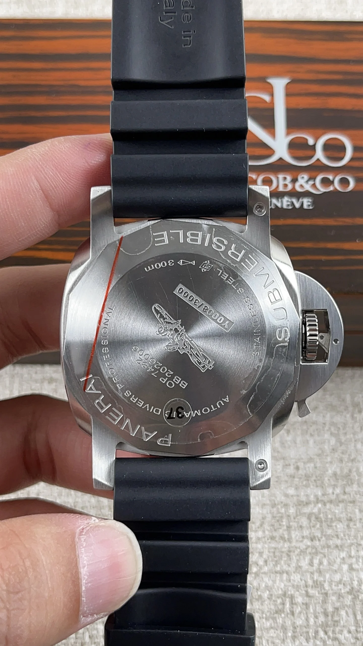 Panerai PAM00900 — photographed off the sweep