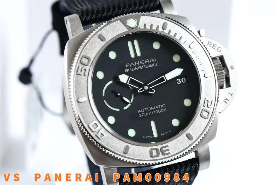 Panerai PAM00984 47mm — photographed off the sweep