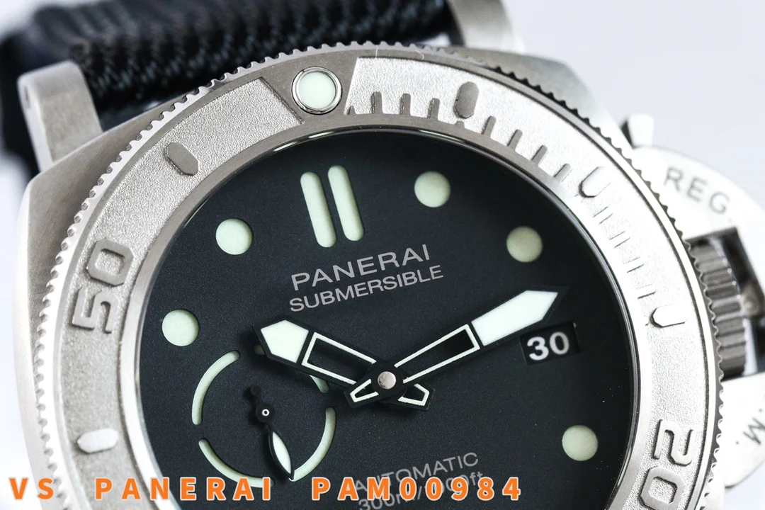Panerai PAM00984 47mm — photographed off the sweep