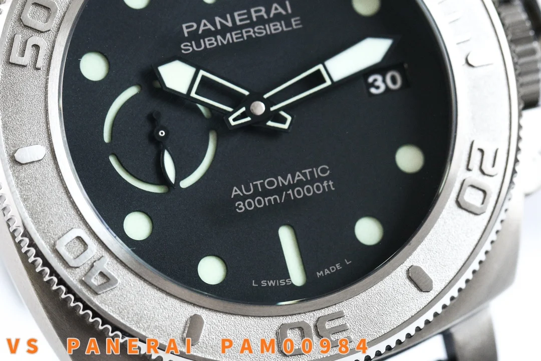 Panerai PAM00984 47mm — photographed off the sweep