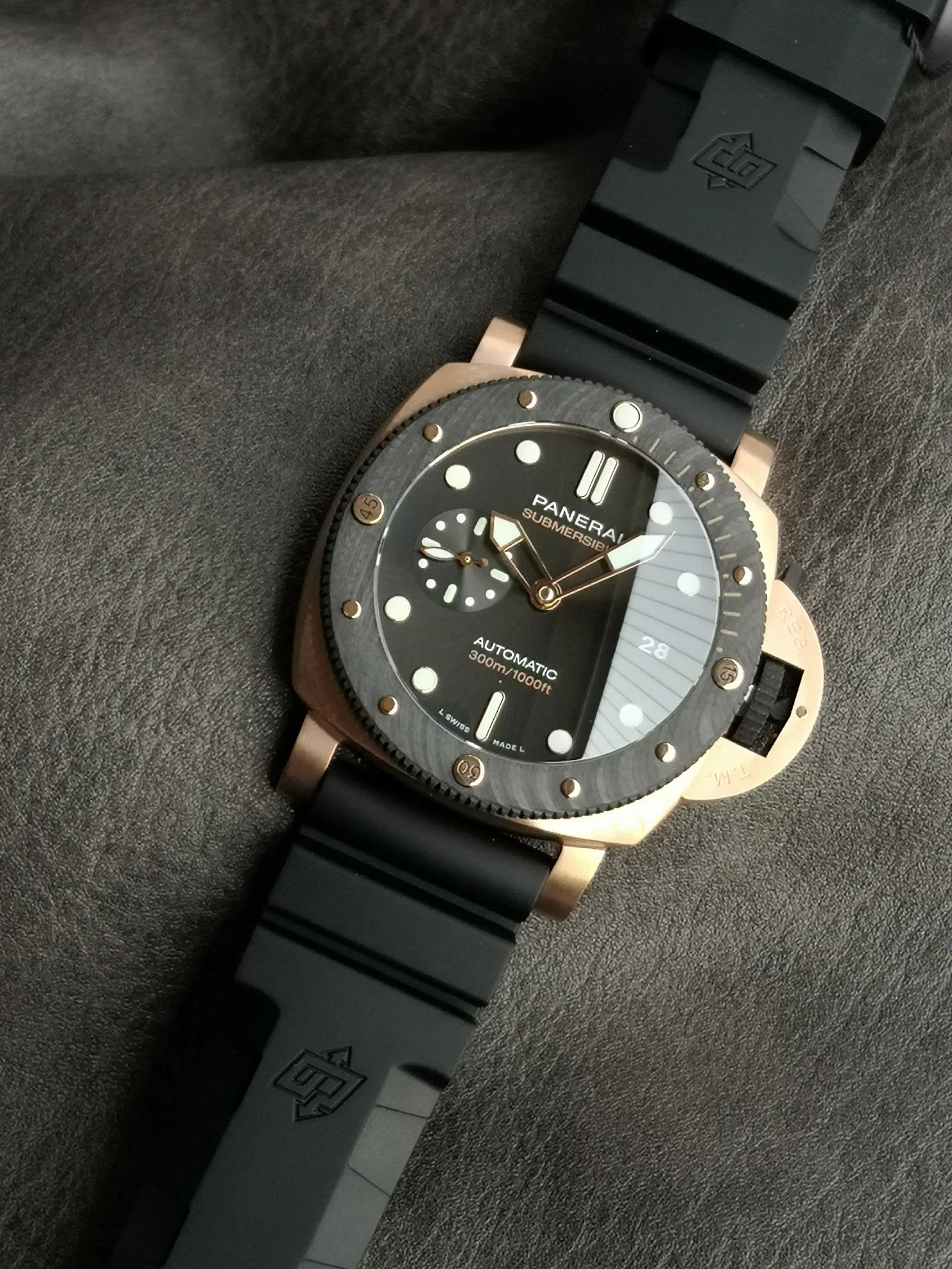 Panerai PAM01070 — photographed off the sweep