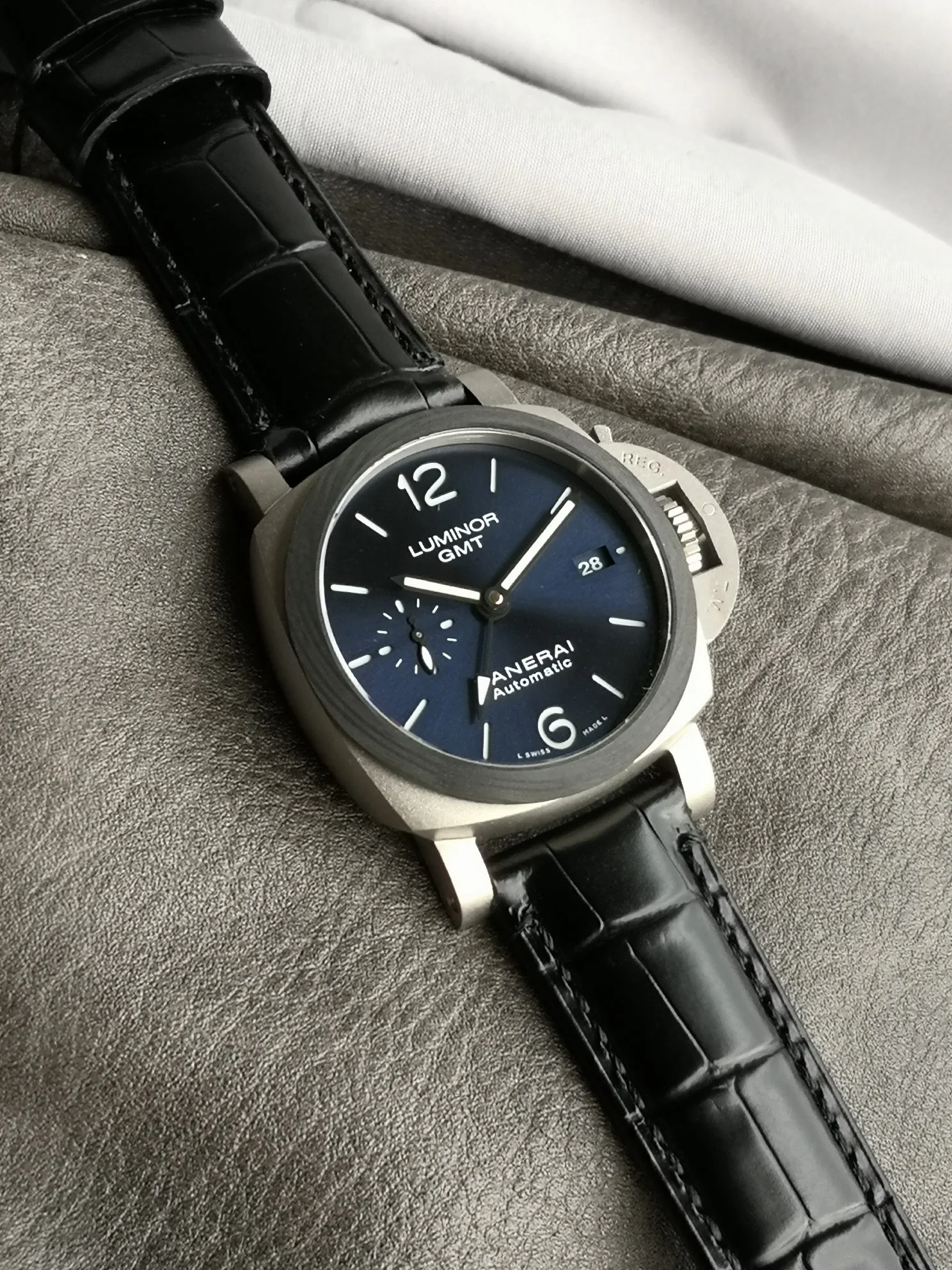 Panerai PAM01279 — photographed off the sweep