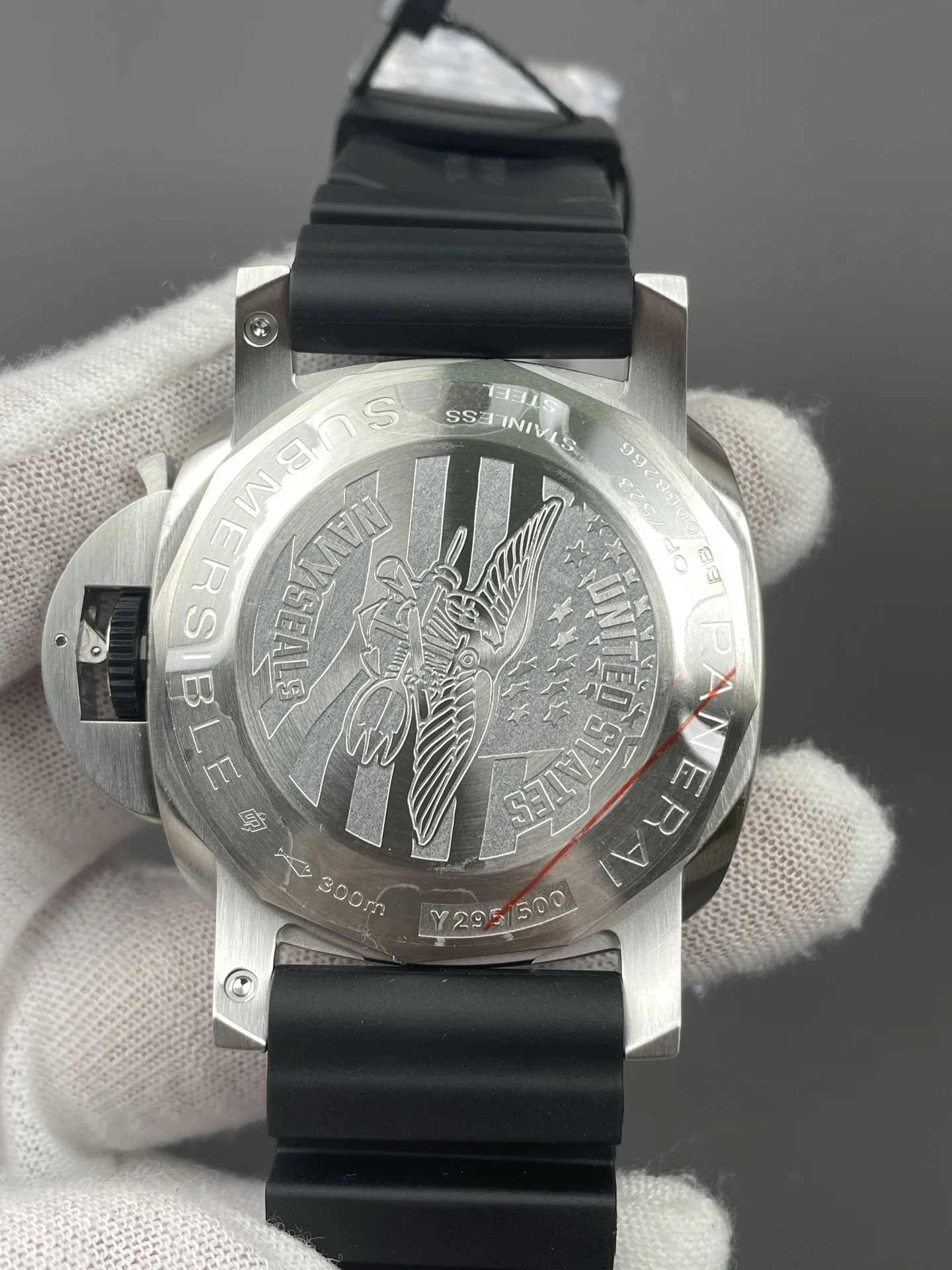 Panerai PAM01323 — photographed off the sweep