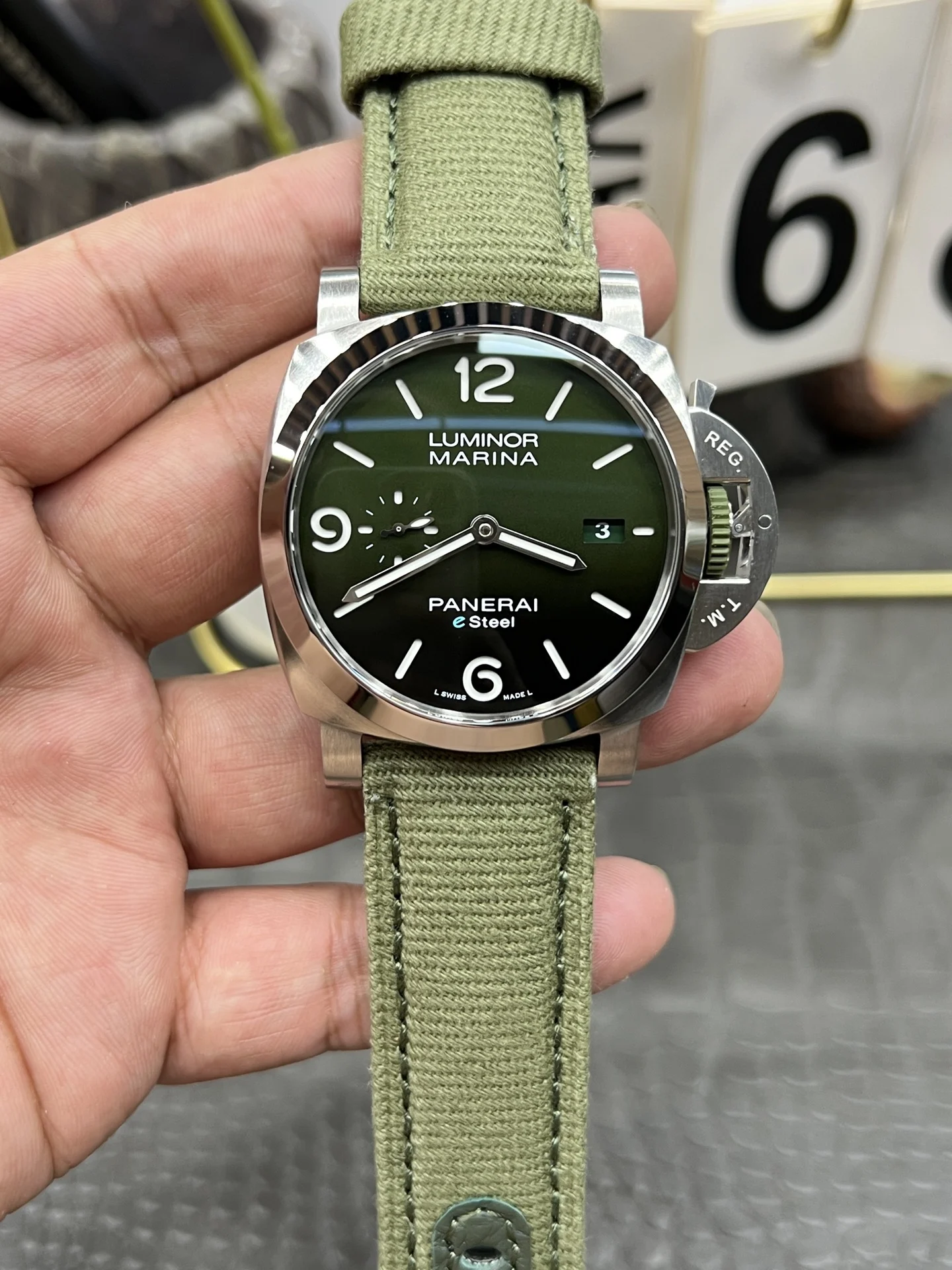 Panerai PAM01356 — photographed off the sweep