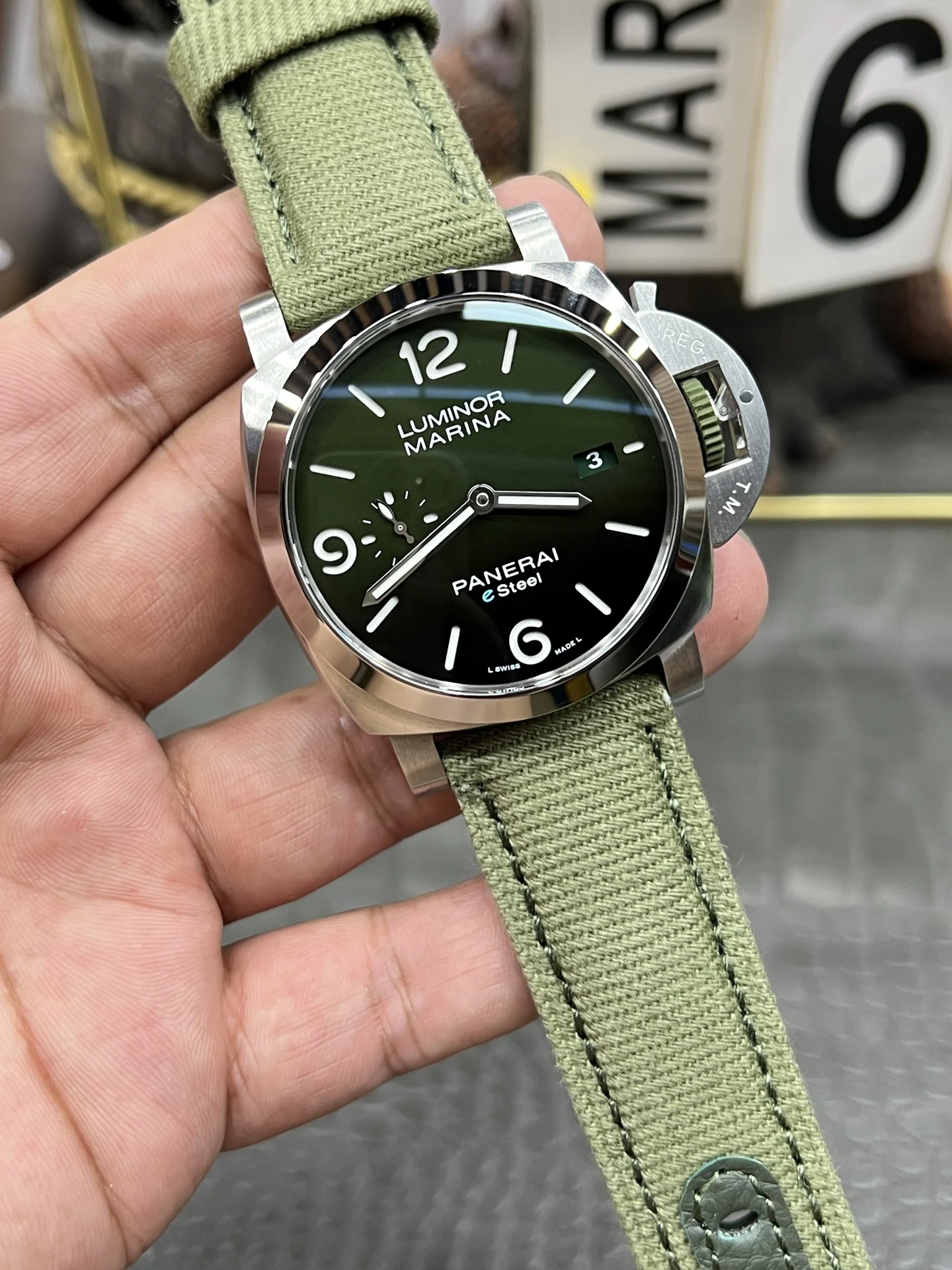 Panerai PAM01356 — photographed off the sweep