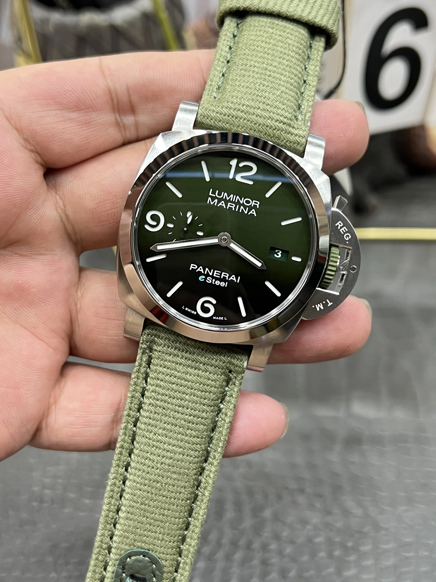 Panerai PAM01356 — photographed off the sweep