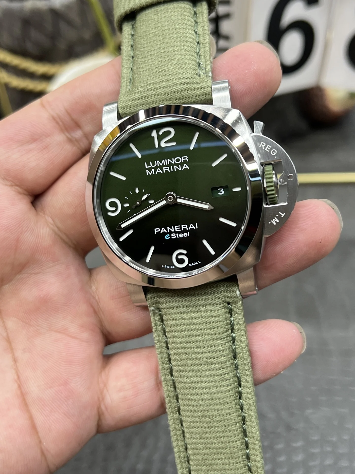 Panerai PAM01356 — photographed off the sweep
