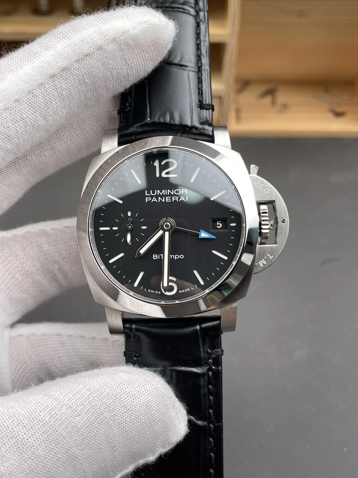 Panerai PAM01365 — photographed off the sweep