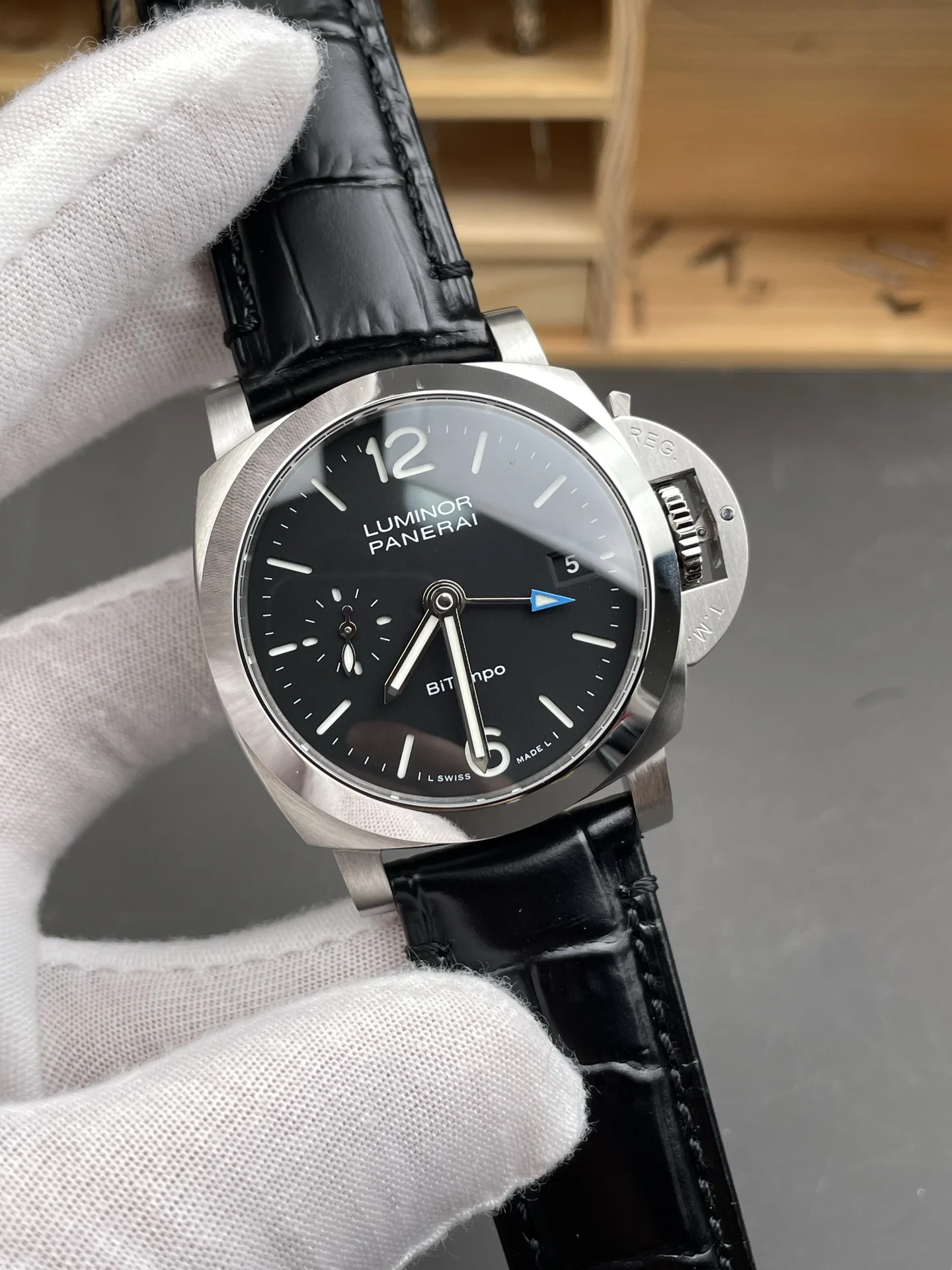 Panerai PAM01365 — photographed off the sweep