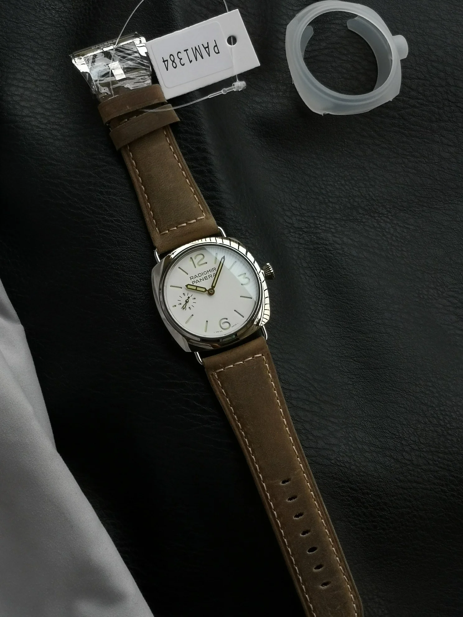 Panerai PAM01384 — photographed off the sweep