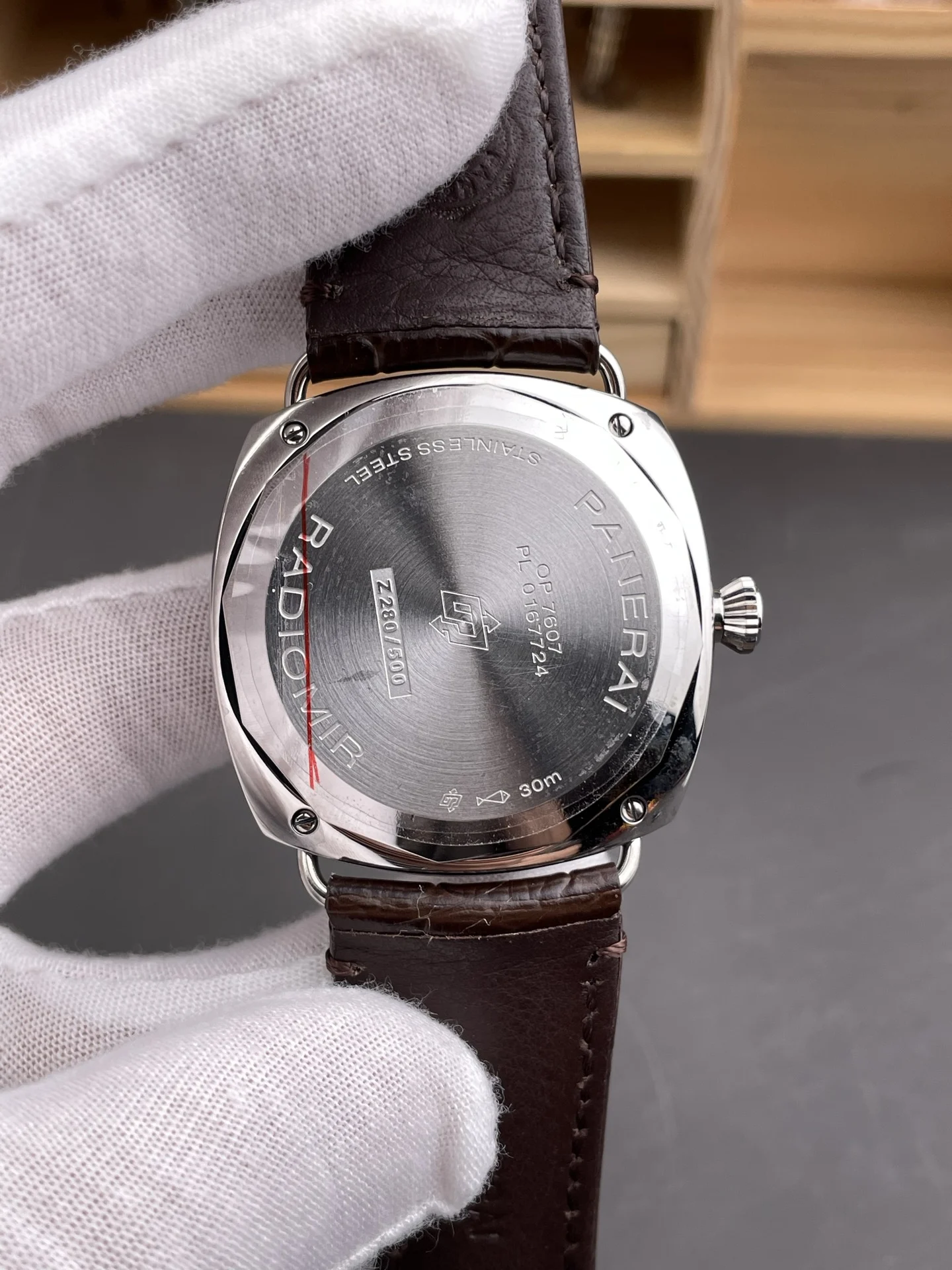 Panerai PAM01386 — photographed off the sweep