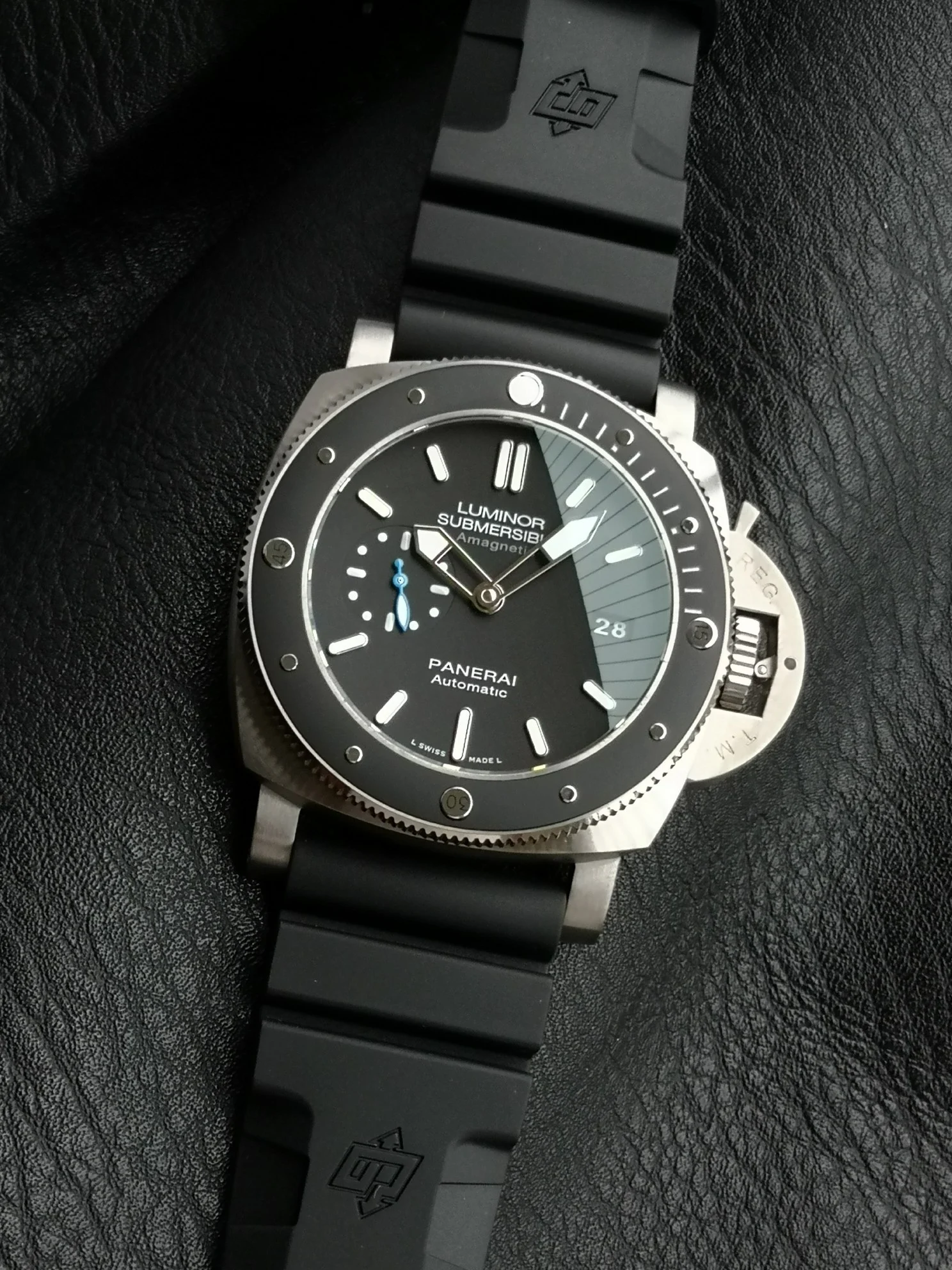 Panerai PAM01389 — photographed off the sweep