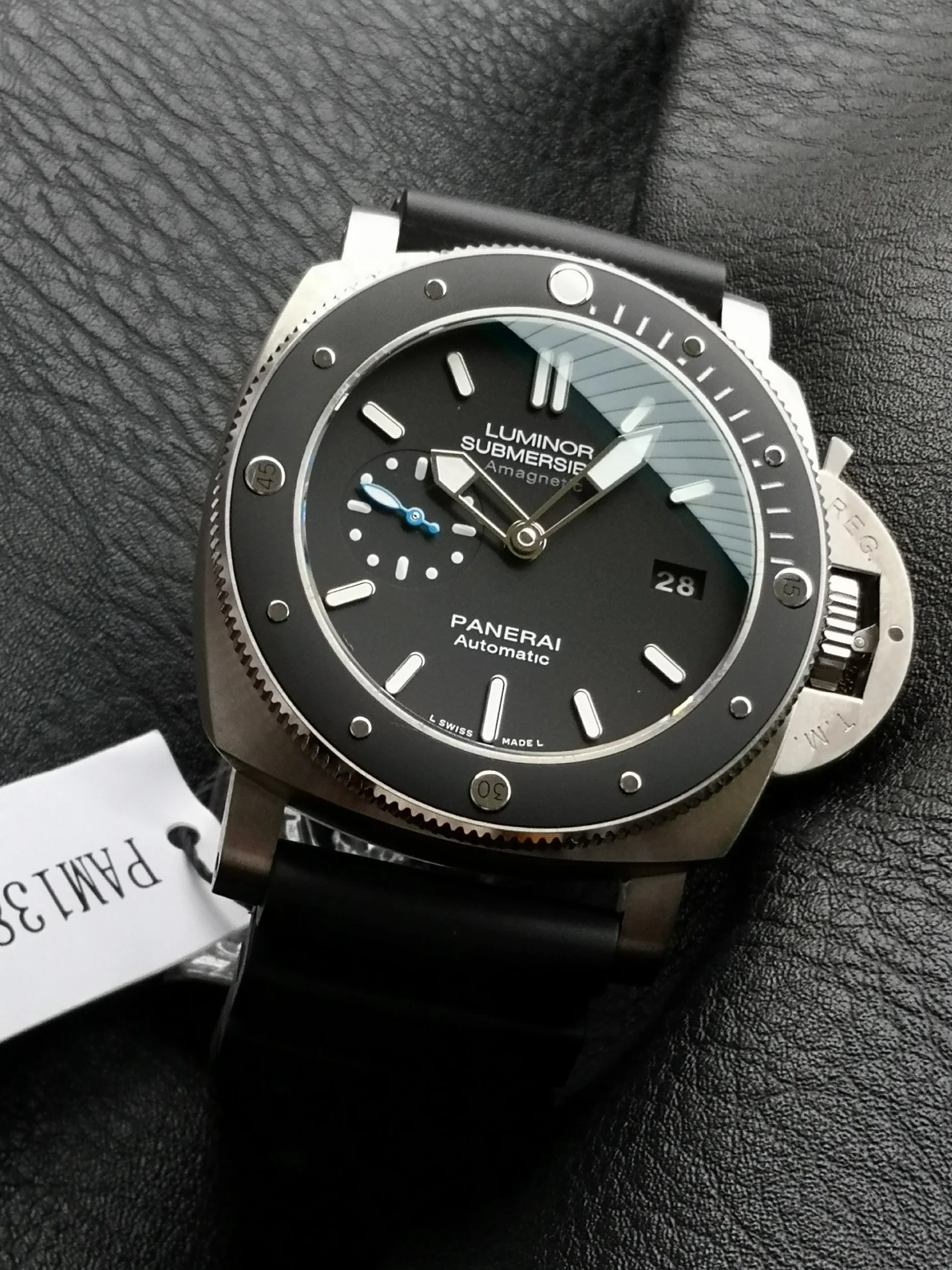 Panerai PAM01389 — photographed off the sweep