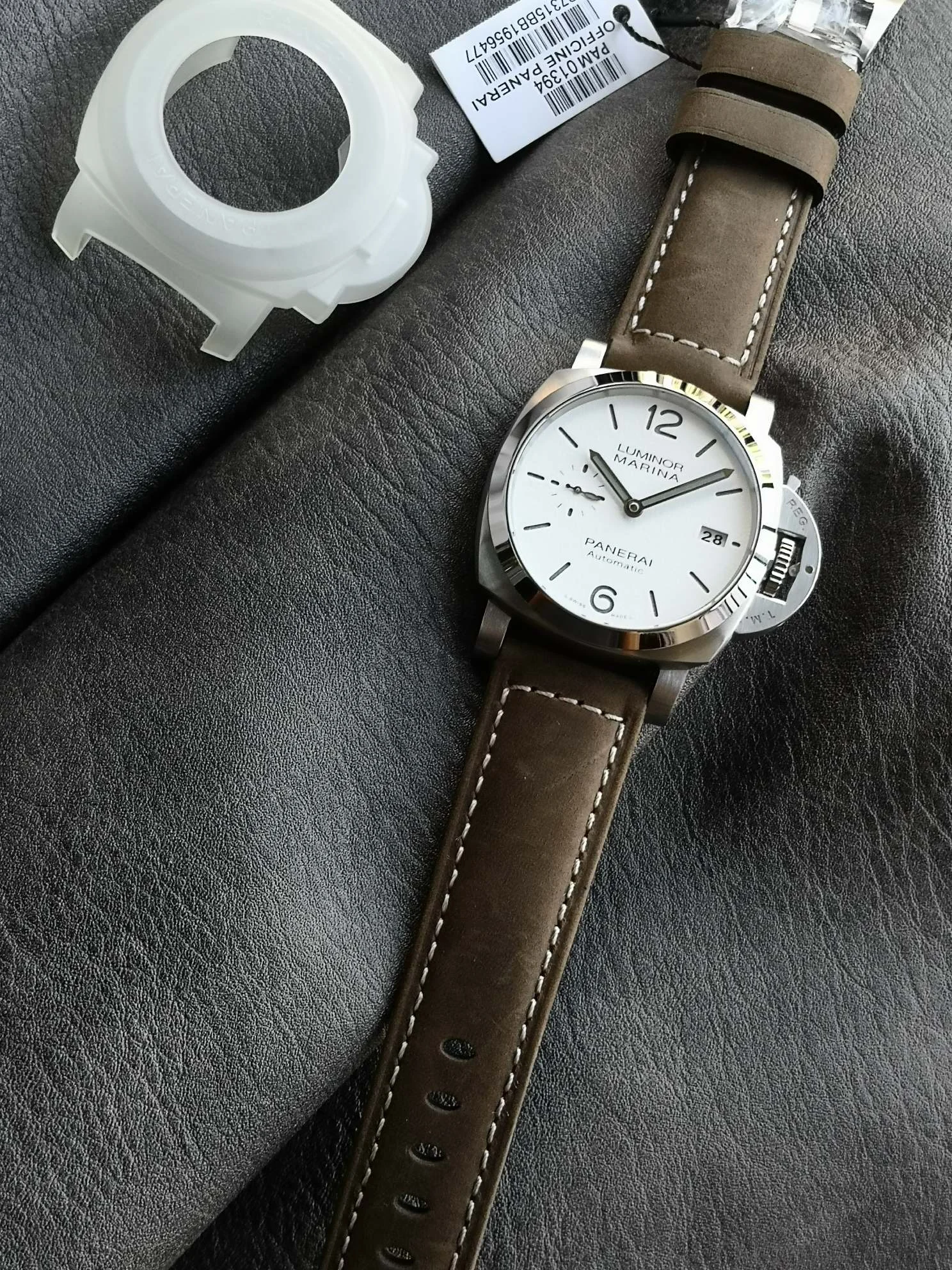 Panerai PAM01394 — photographed off the sweep