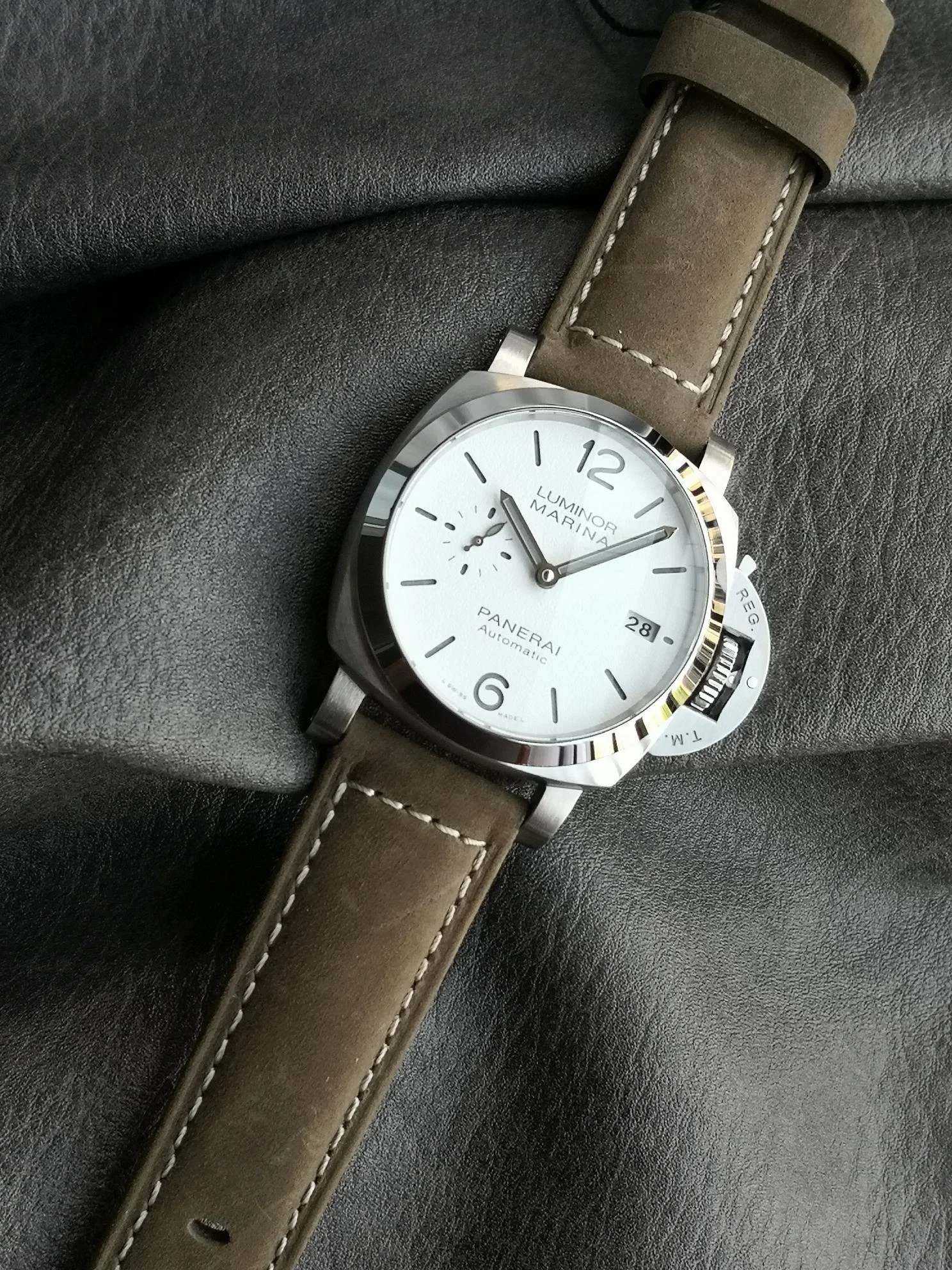 Panerai PAM01394 — photographed off the sweep