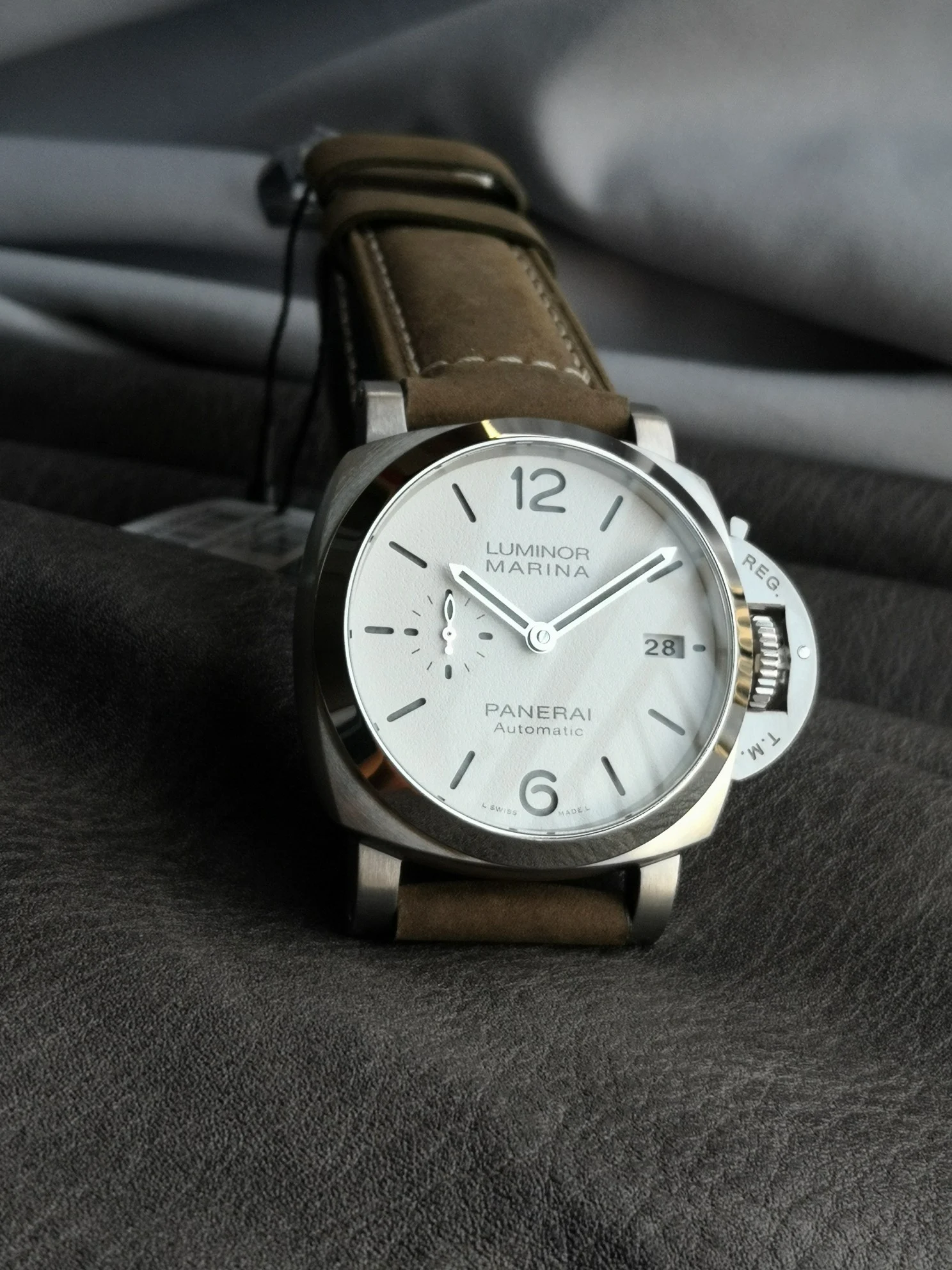 Panerai PAM01394 — photographed off the sweep