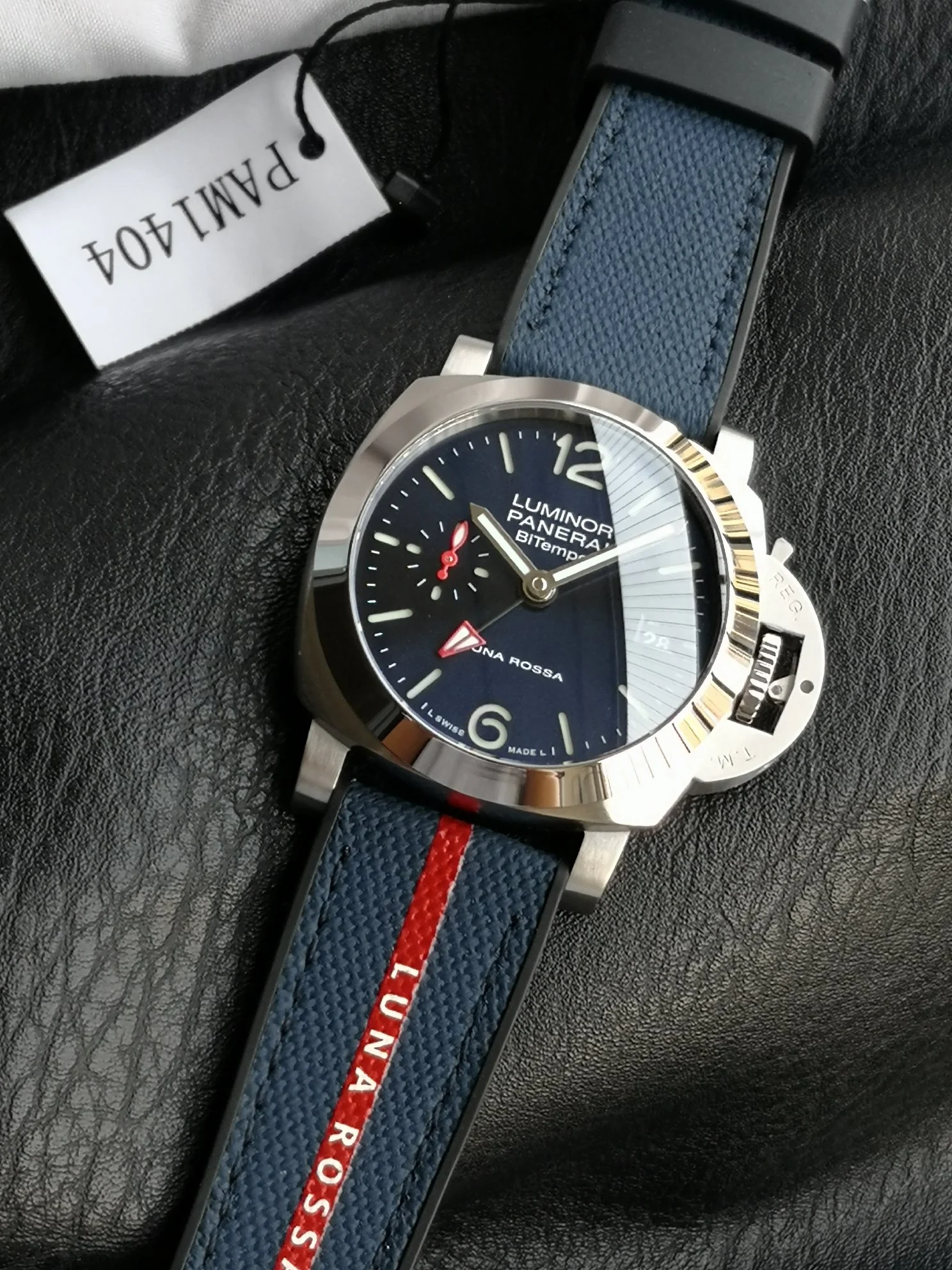 Panerai PAM01404 — photographed off the sweep