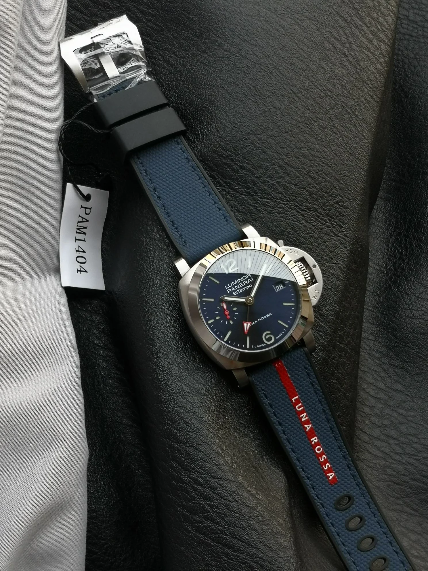 Panerai PAM01404 — photographed off the sweep