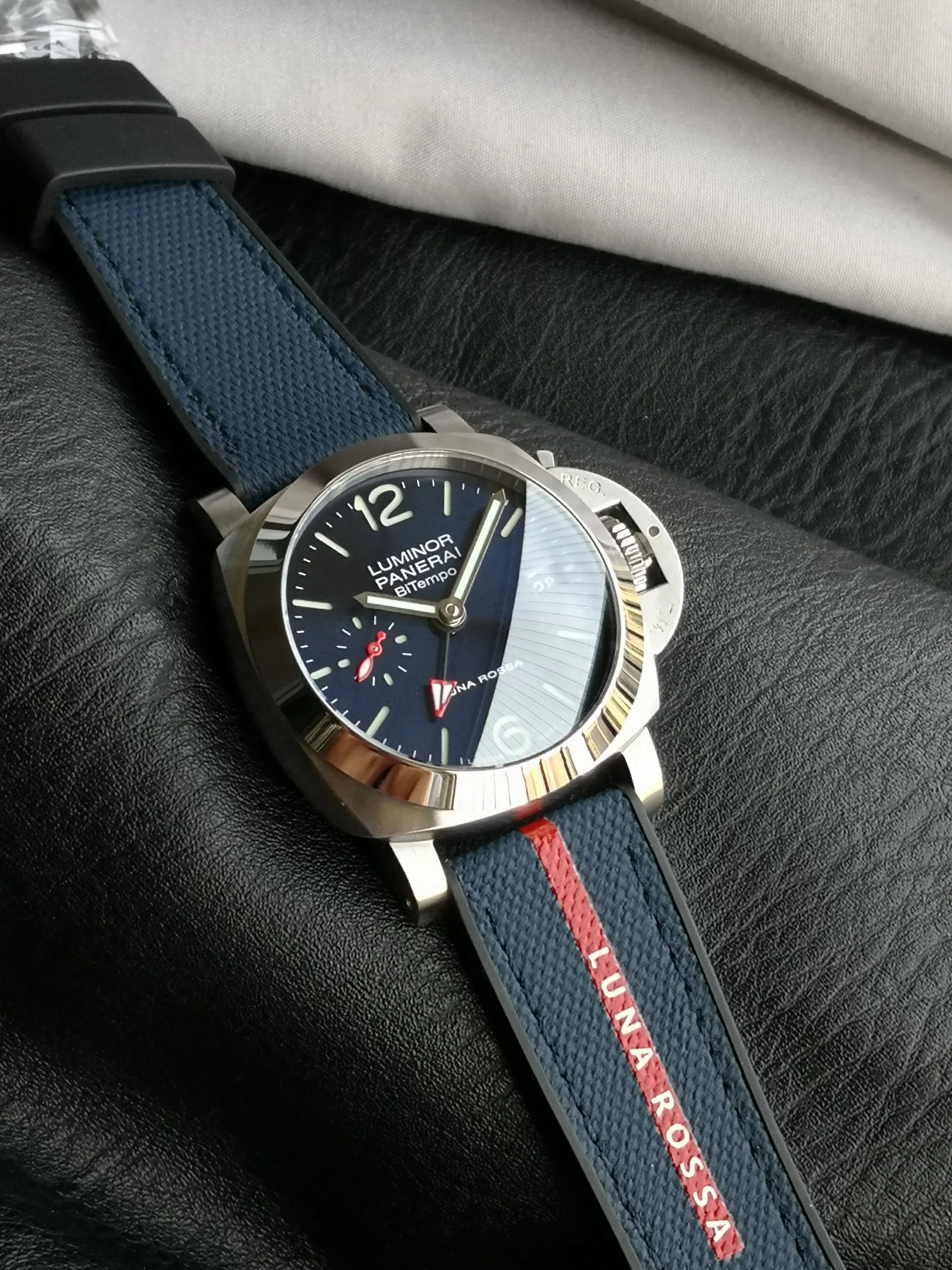 Panerai PAM01404 — photographed off the sweep