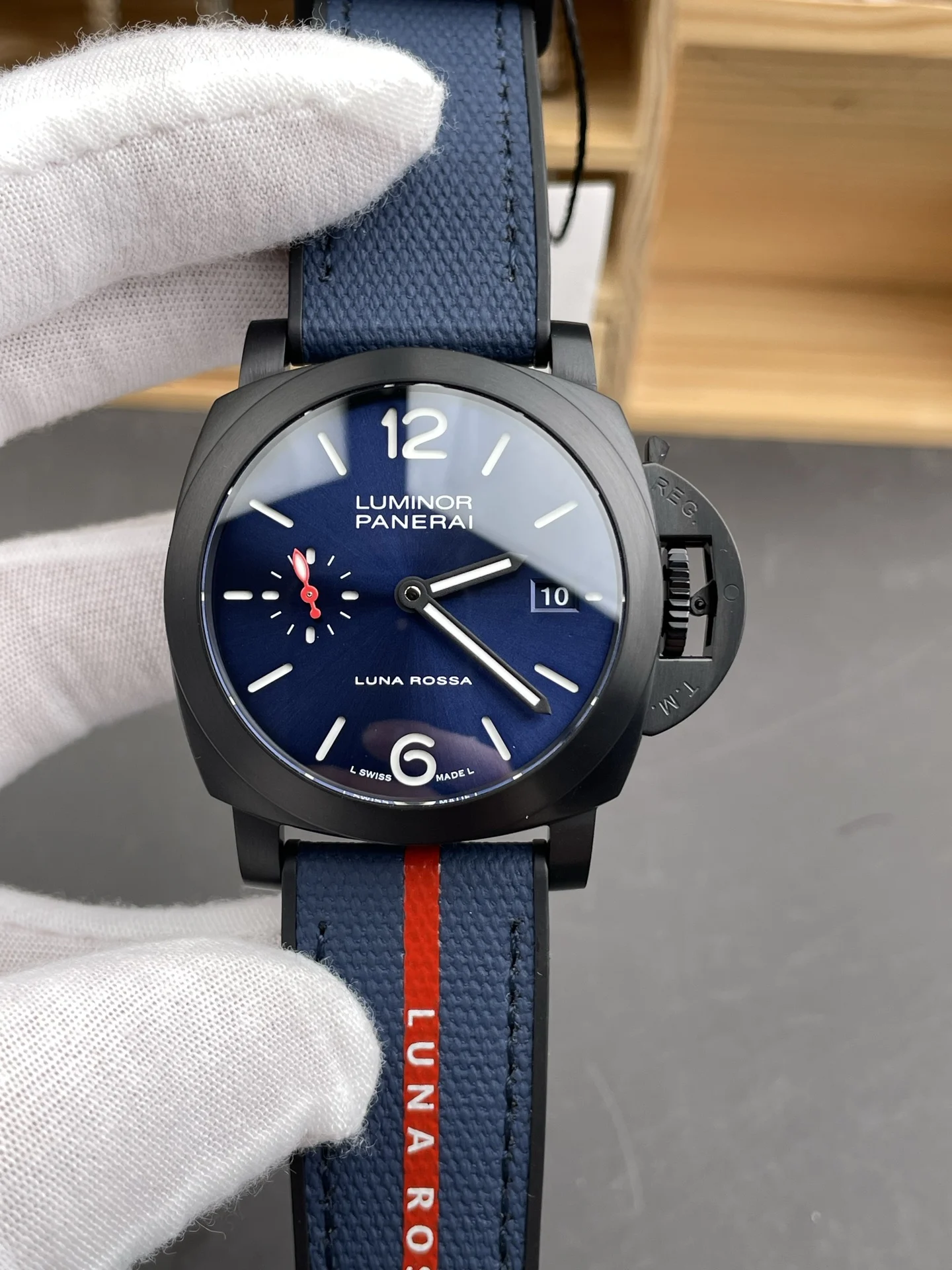 Panerai PAM01408 — photographed off the sweep