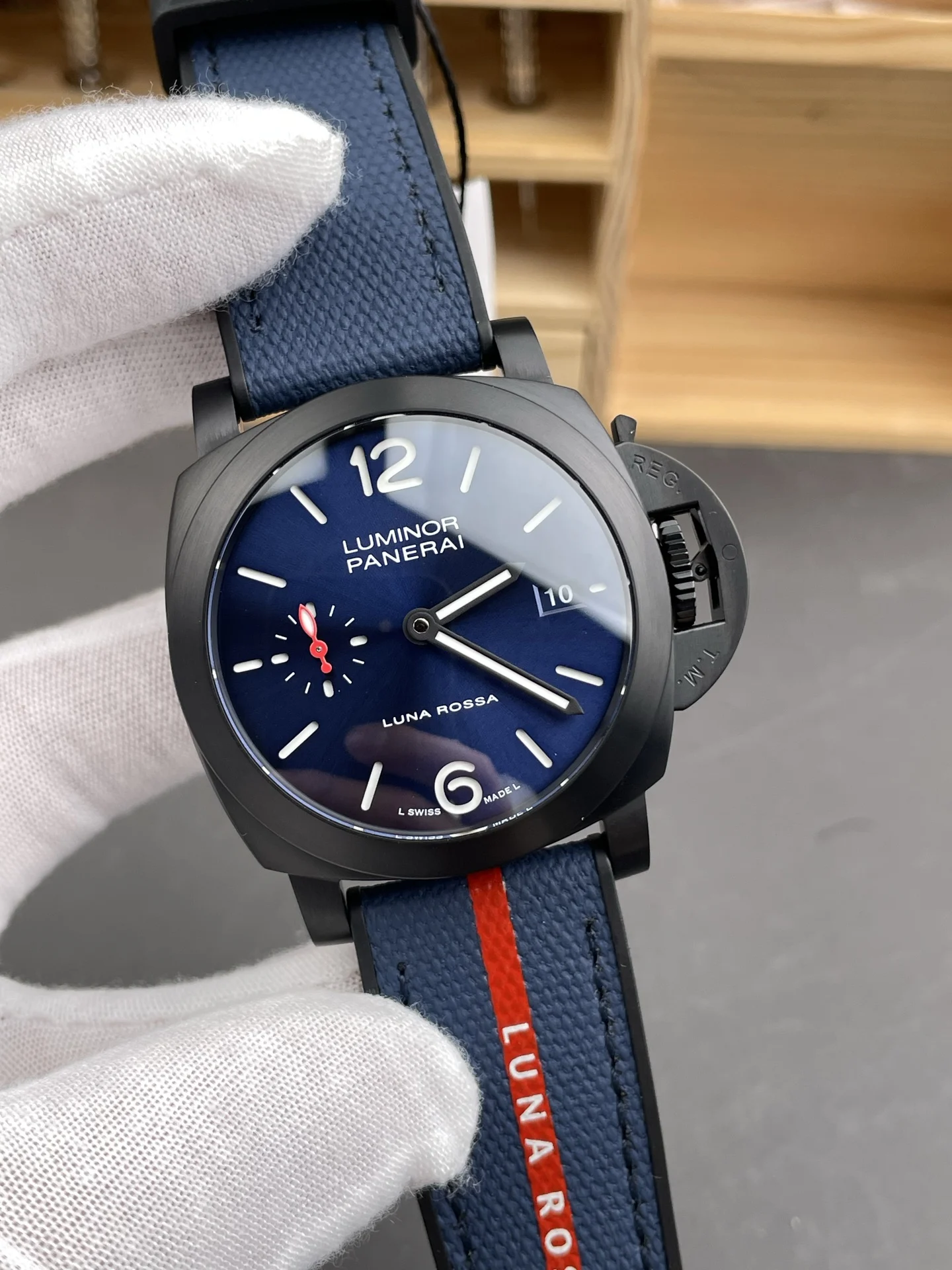 Panerai PAM01408 — photographed off the sweep