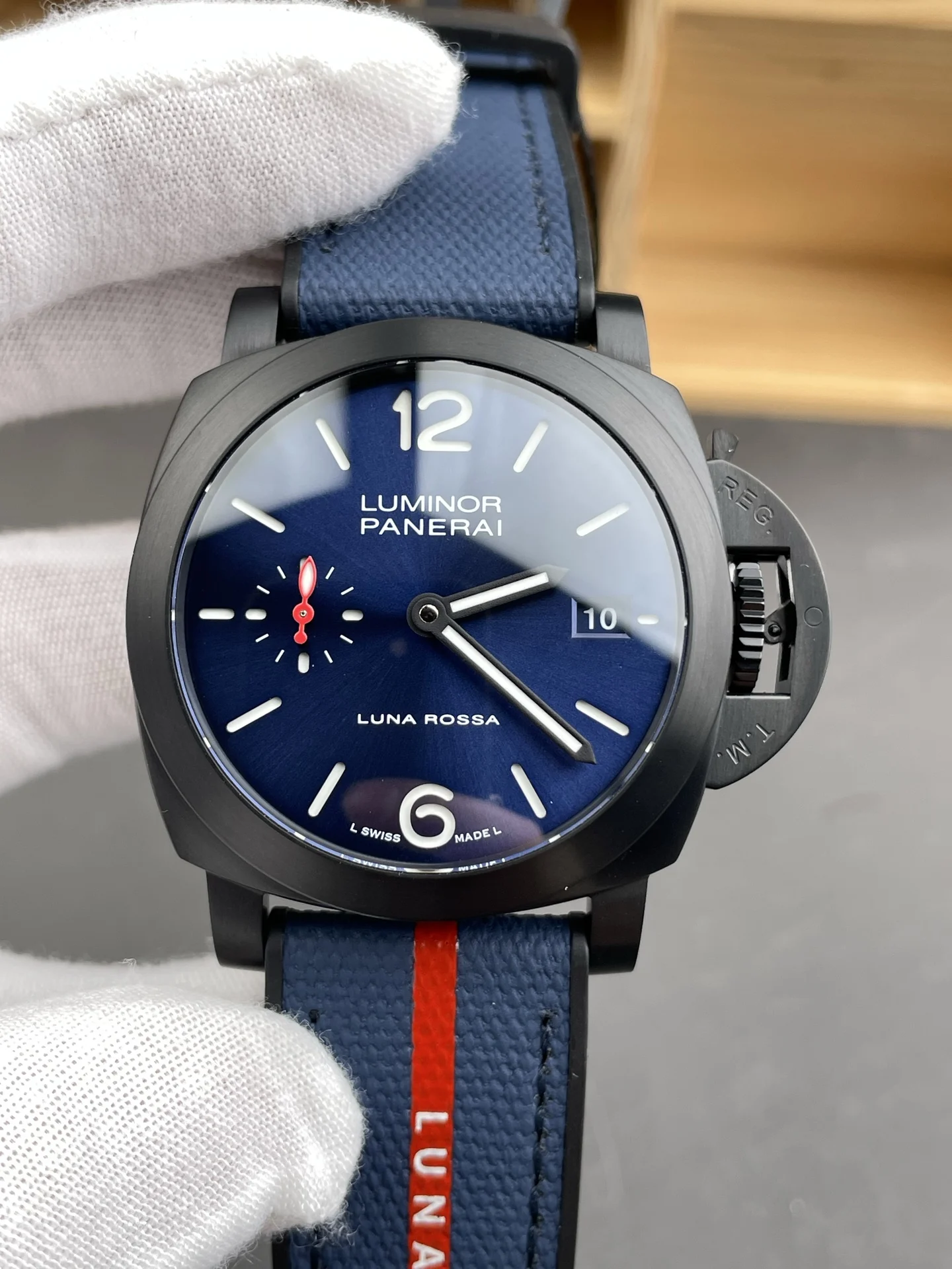 Panerai PAM01408 — photographed off the sweep