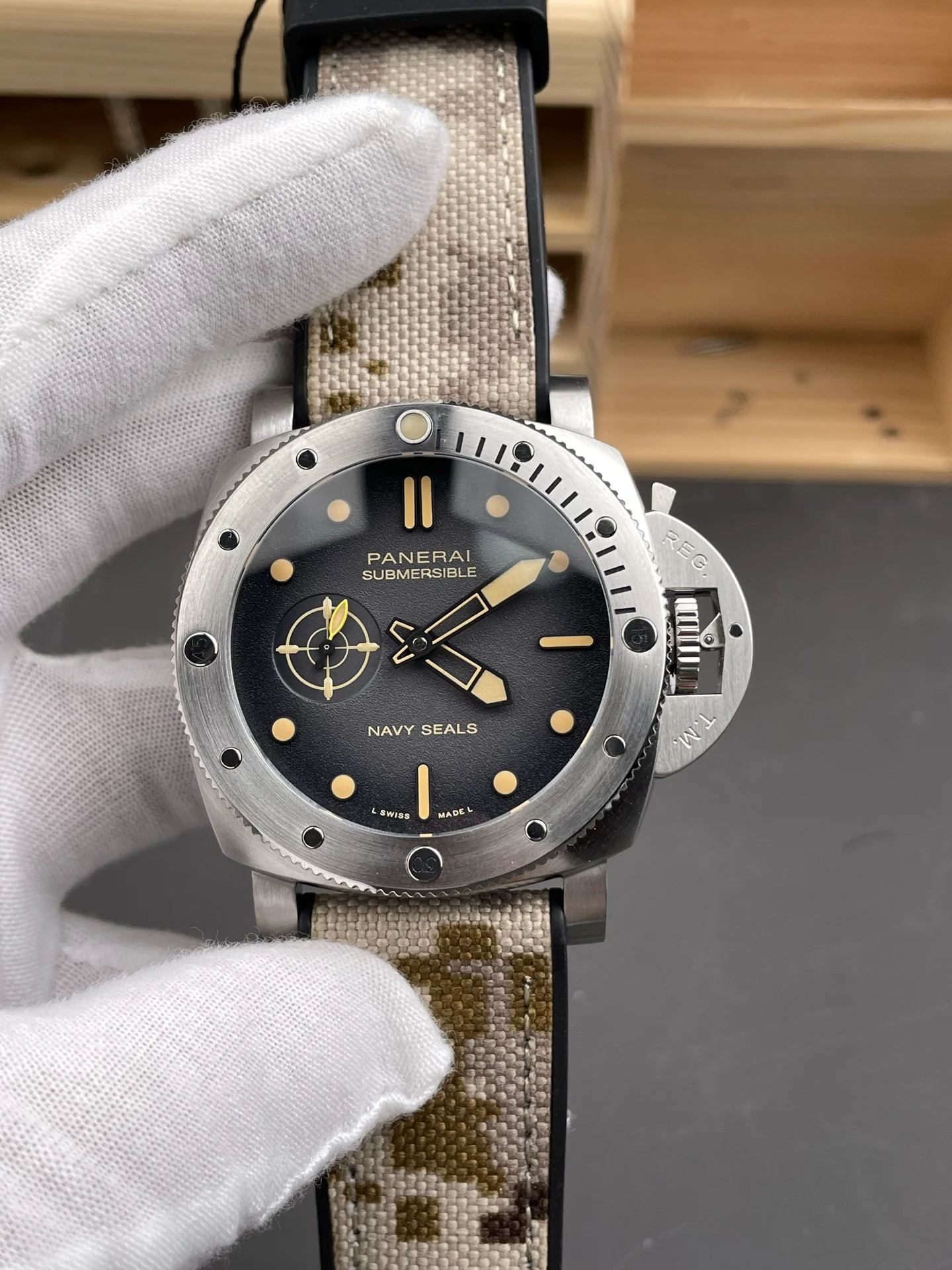 Panerai PAM01518 — photographed off the sweep